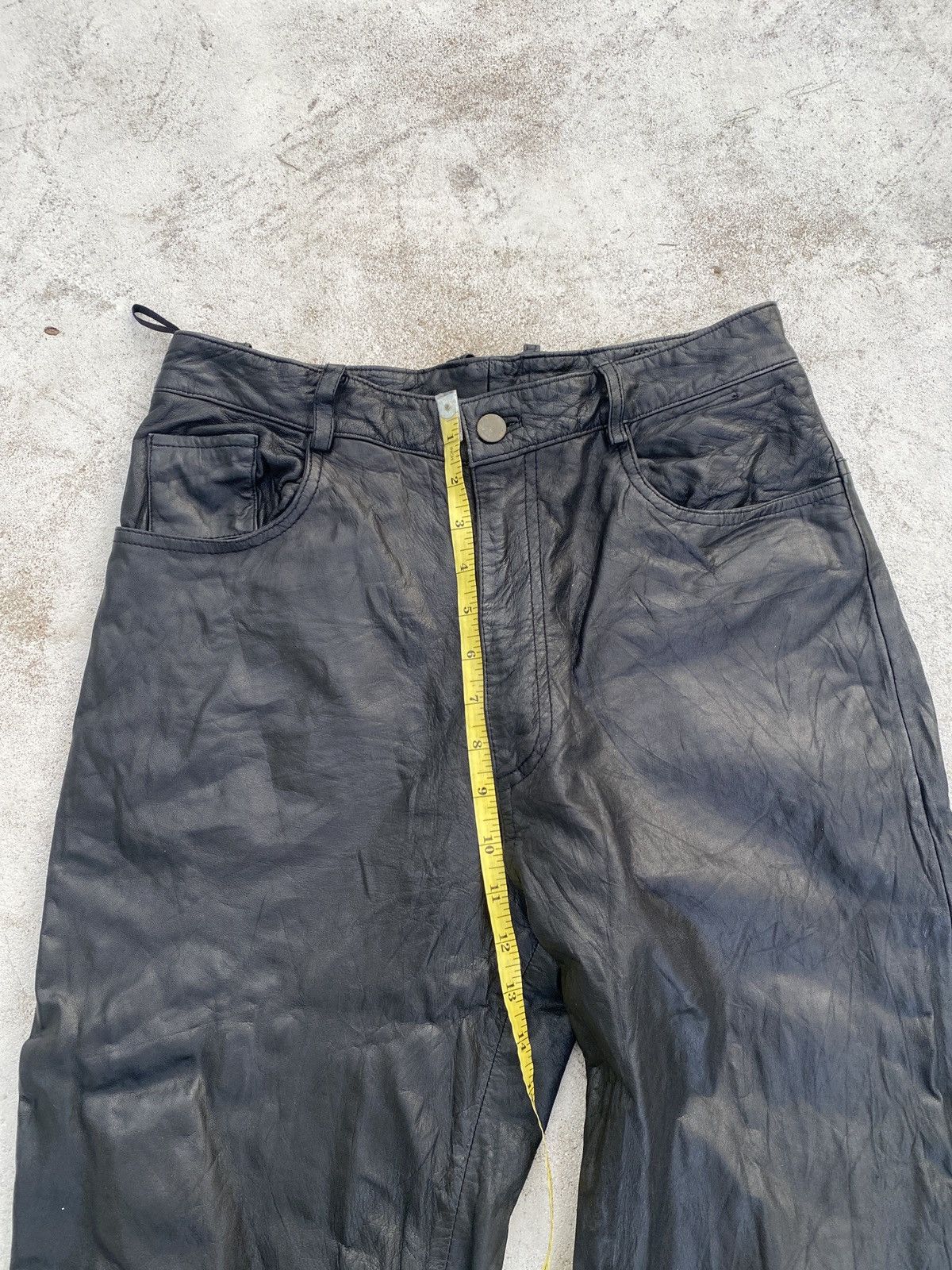 Beauty Beast 💸BINDINGOFFER💸Context-Japanese Brand Leather Pants Size US 27 - 11 Thumbnail
