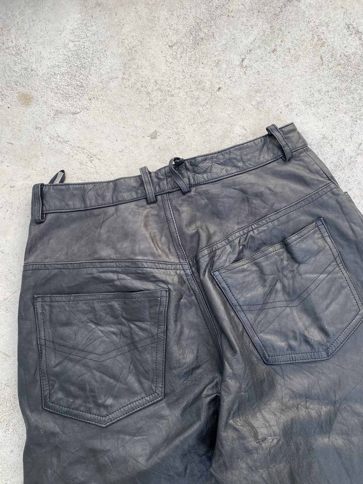 Beauty Beast 💸BINDINGOFFER💸Context-Japanese Brand Leather Pants Size US 27 - 6 Thumbnail