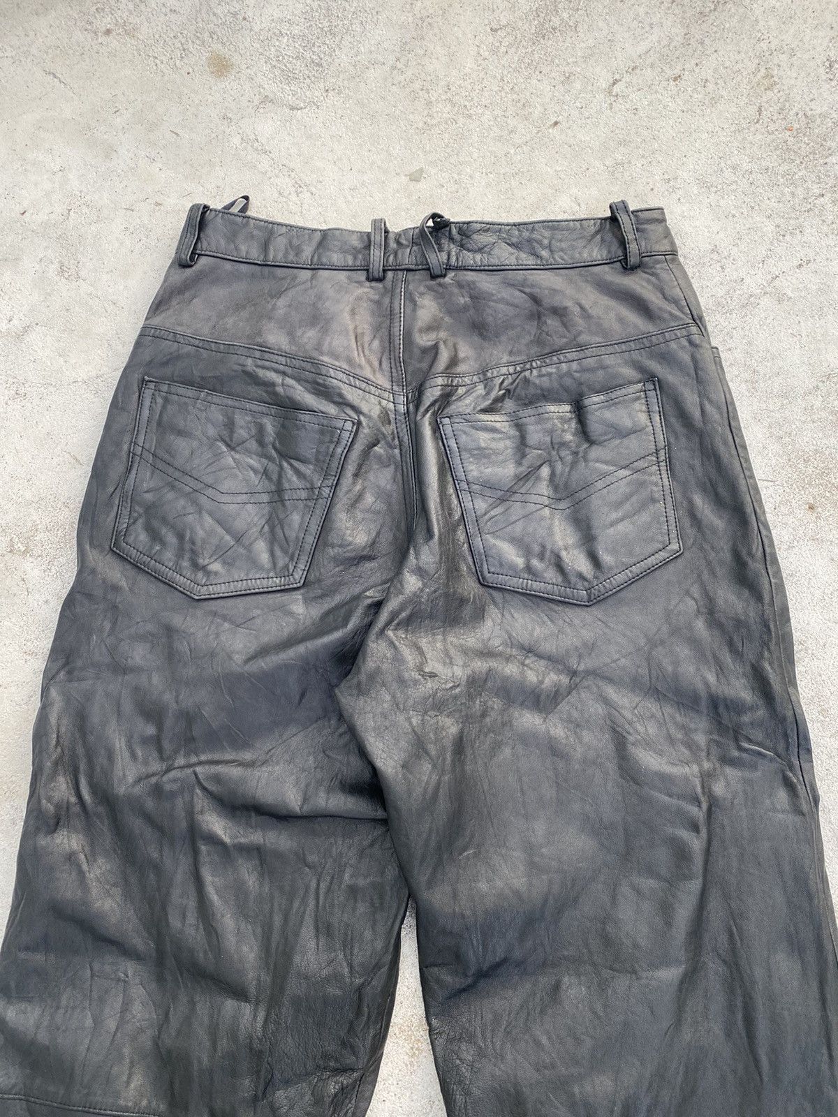 Beauty Beast 💸BINDINGOFFER💸Context-Japanese Brand Leather Pants Size US 27 - 5 Thumbnail
