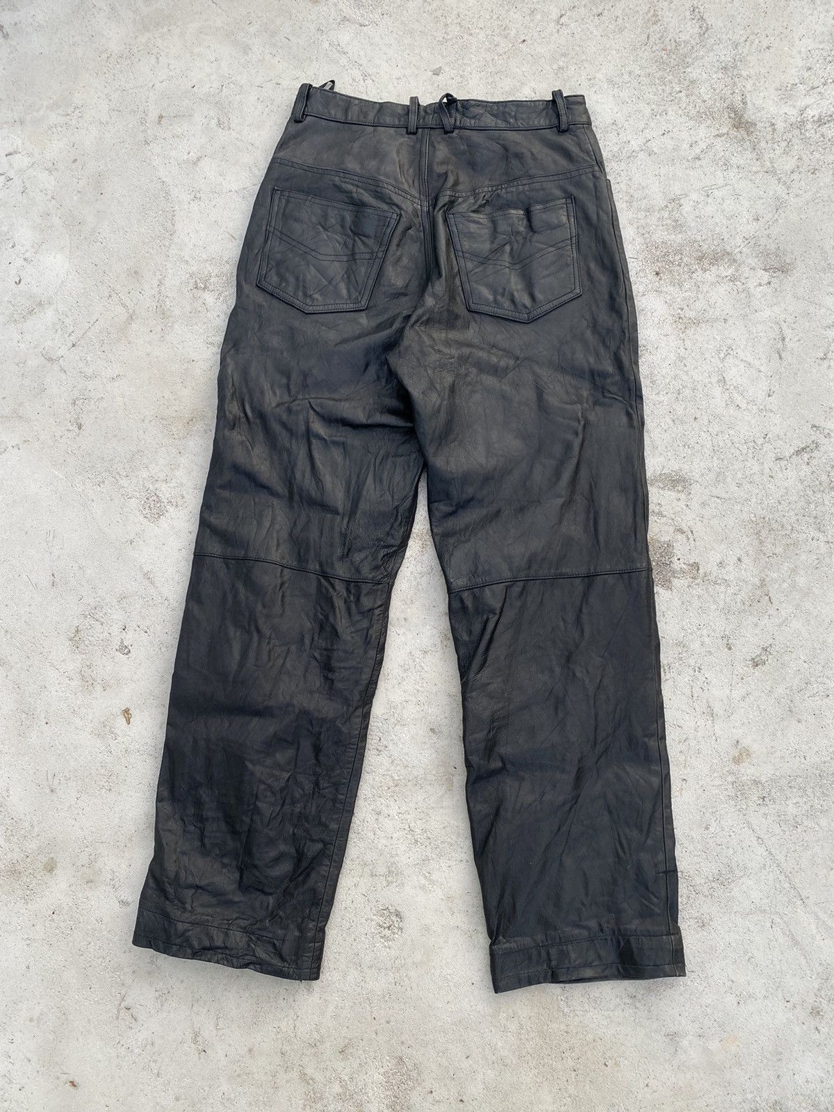 Beauty Beast 💸BINDINGOFFER💸Context-Japanese Brand Leather Pants Size US 27 - 4 Thumbnail