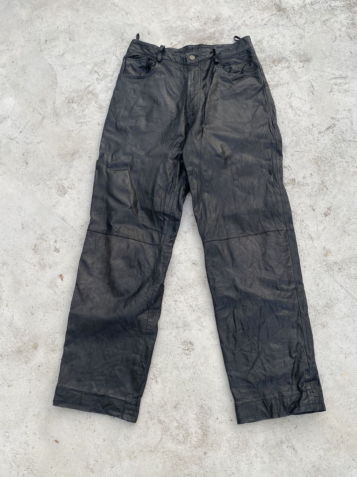 Beauty Beast 💸BINDINGOFFER💸Context-Japanese Brand Leather Pants Size US 27 - 1 Thumbnail