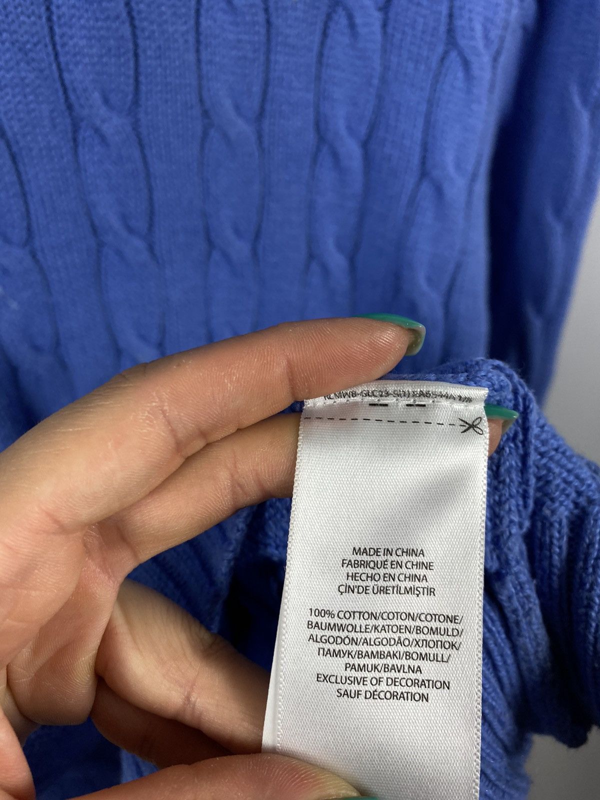 Polo Ralph Lauren Polo Ralph Lauren blue sweater streetwear size M Size US M / EU 48-50 / 2 - 6 Thumbnail