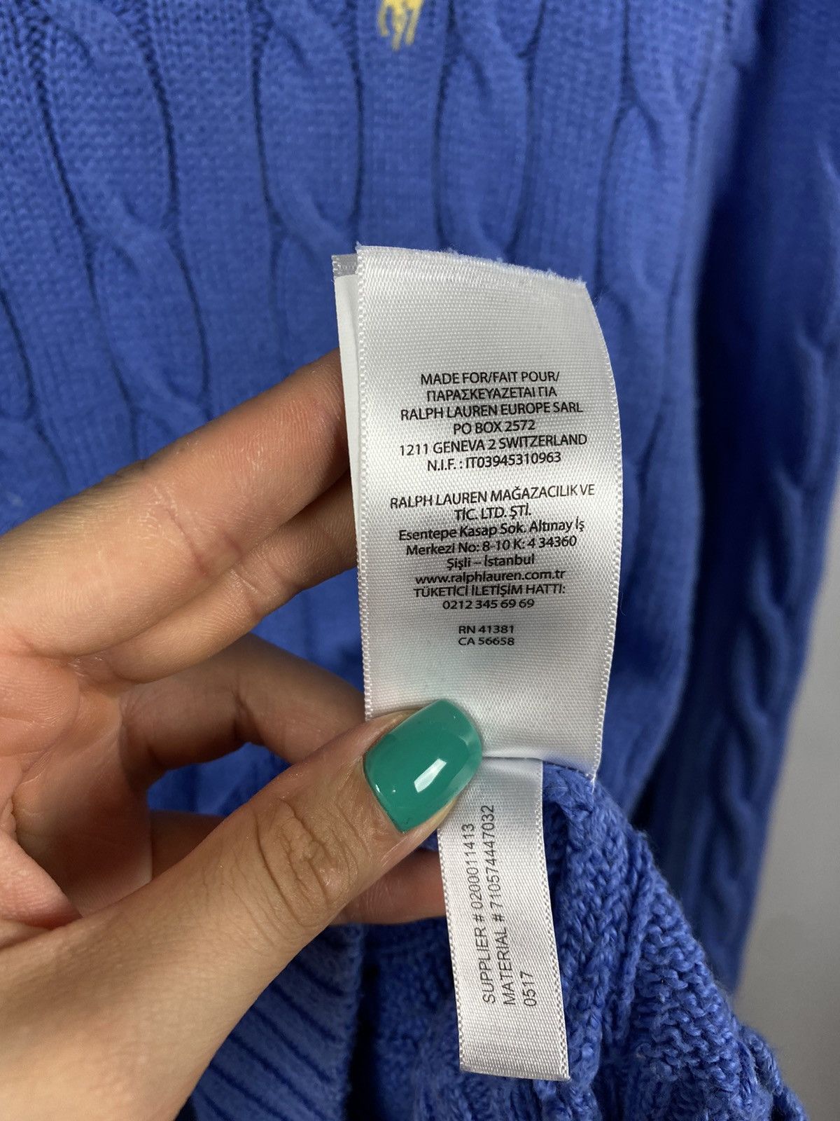 Polo Ralph Lauren Polo Ralph Lauren blue sweater streetwear size M Size US M / EU 48-50 / 2 - 7 Thumbnail