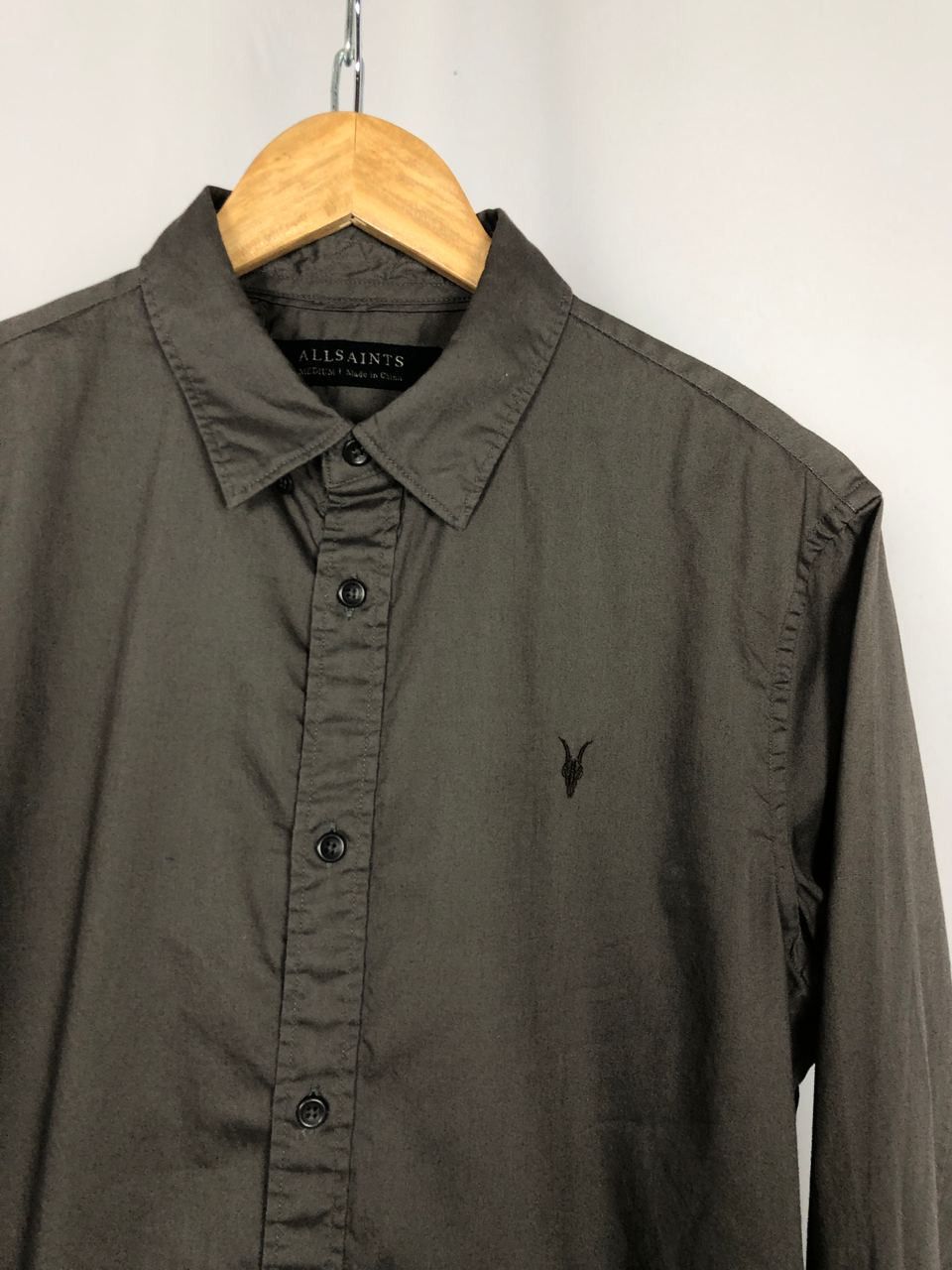 Allsaints Allsaints shirts long sleeve grey size L Size US M / EU 48-50 / 2 - 2 Thumbnail