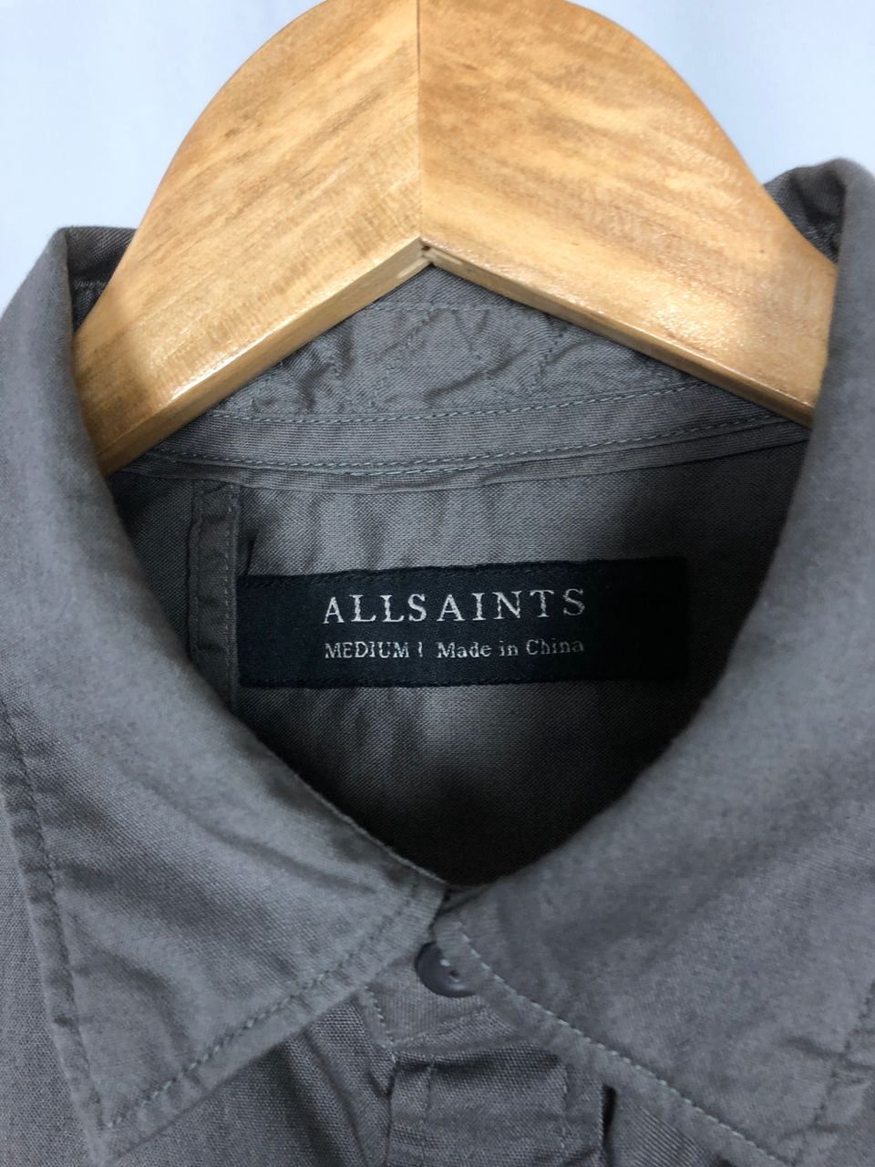 Allsaints Allsaints shirts long sleeve grey size L Size US M / EU 48-50 / 2 - 3 Thumbnail