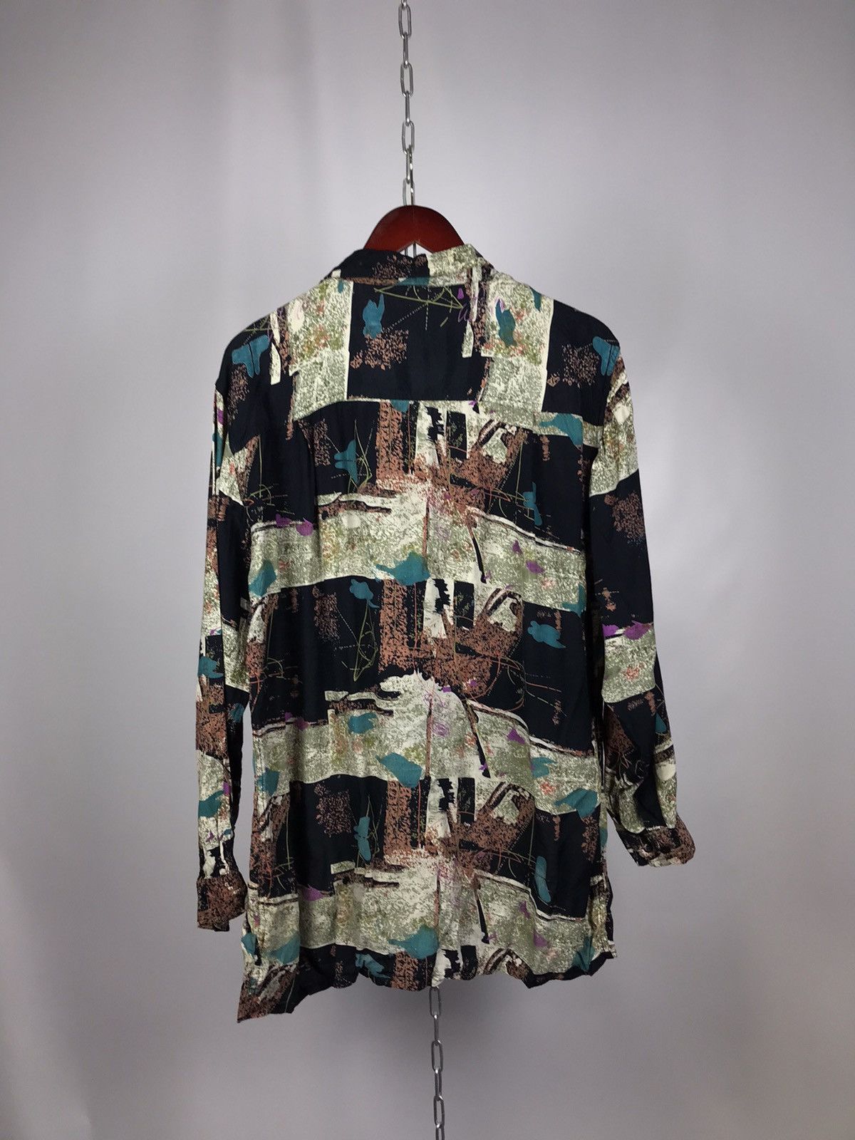Other Multicolor crazy overprinted Hawaiian viscose shirt Size US XL / EU 56 / 4 - 5 Thumbnail