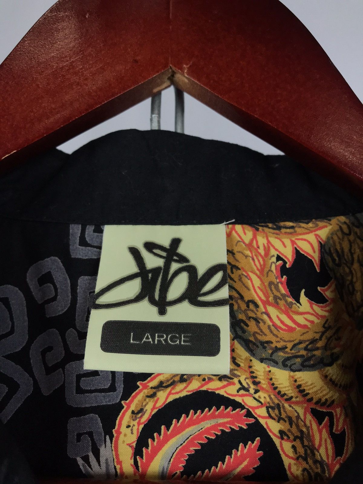 Vintage Dragon Japanese brand crazy overprinted shirt Size US L / EU 52-54 / 3 - 3 Thumbnail