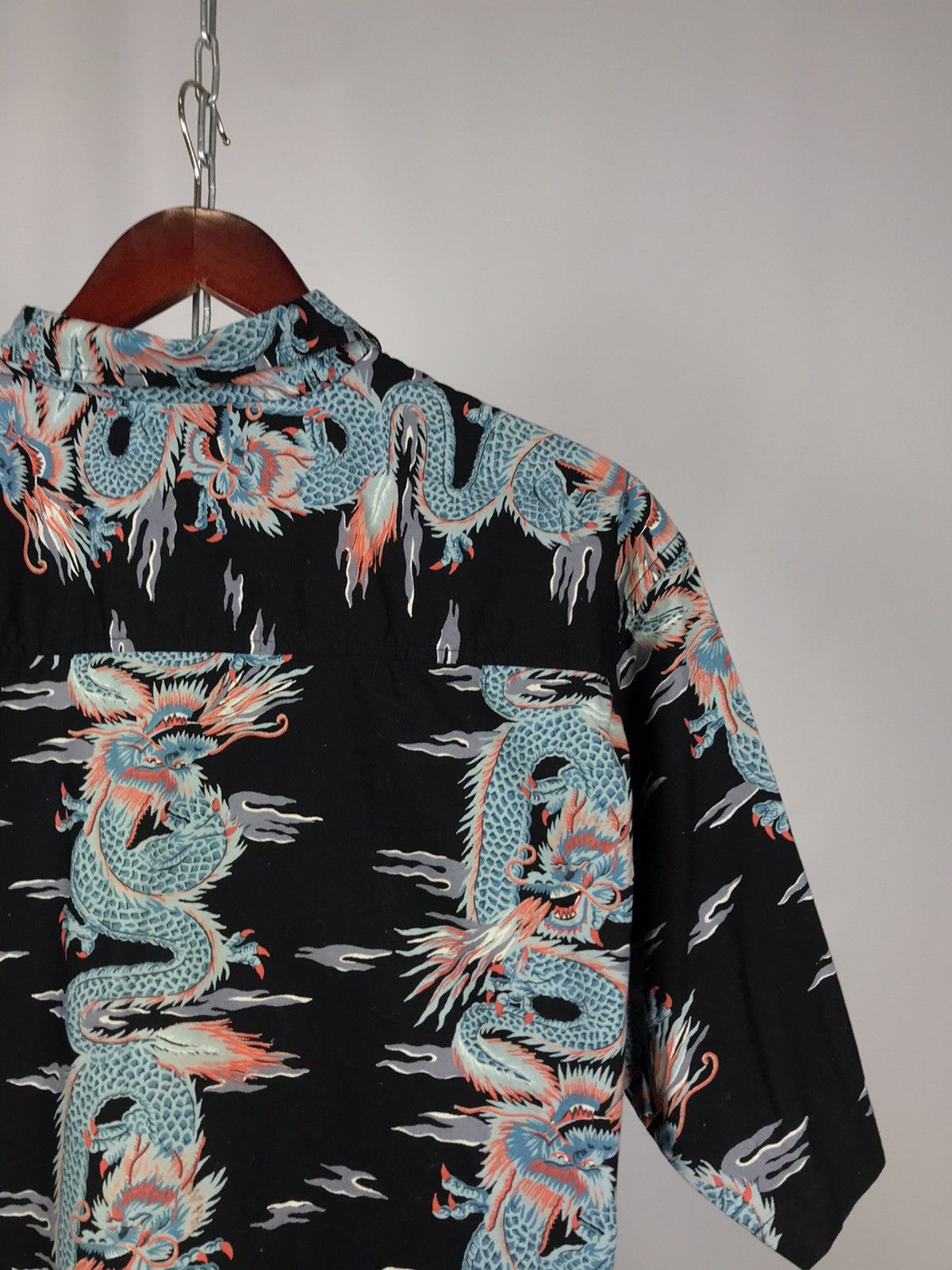 Japanese Brand Dragon Japanese brand crazy overprinted shirt Size US L / EU 52-54 / 3 - 6 Thumbnail