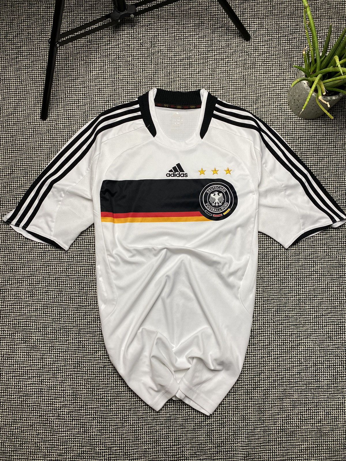 Adidas × Vintage Vintage rare adidas soccer jersey Germany Size US L / EU 52-54 / 3 - 1 Thumbnail