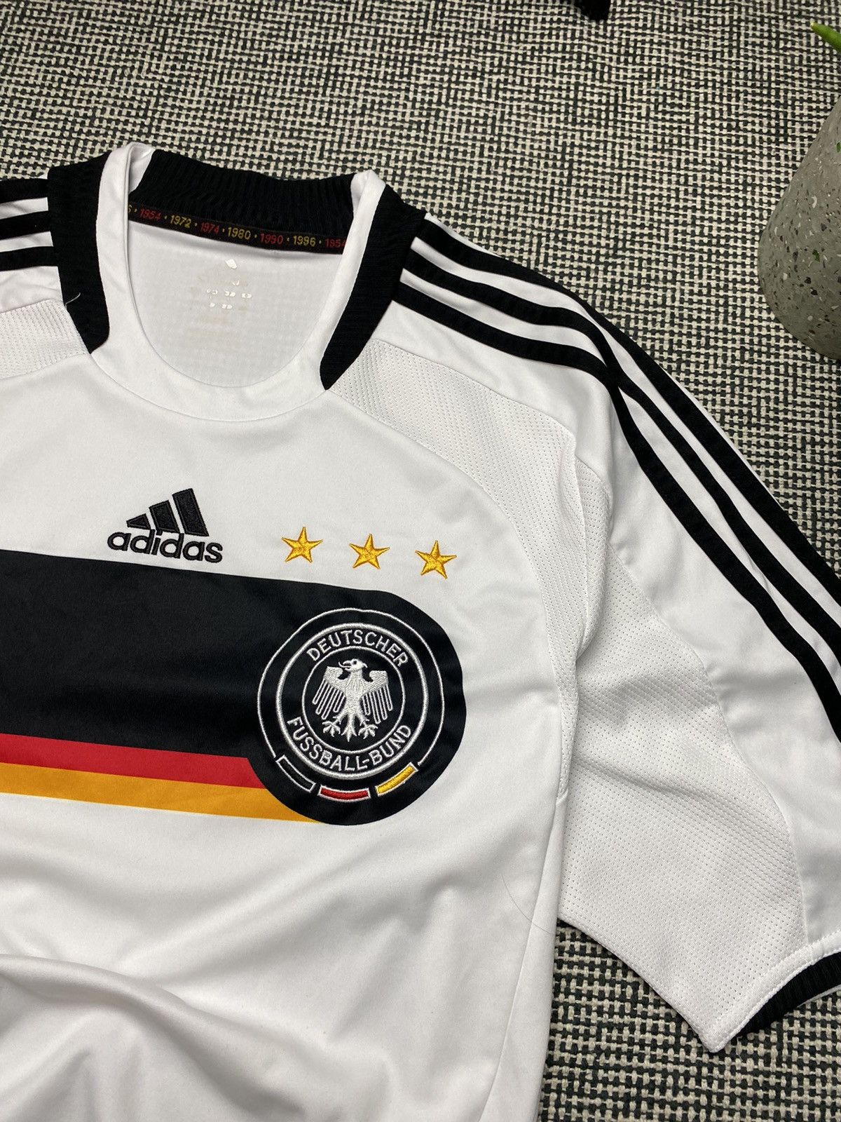 Adidas × Vintage Vintage rare adidas soccer jersey Germany Size US L / EU 52-54 / 3 - 3 Thumbnail
