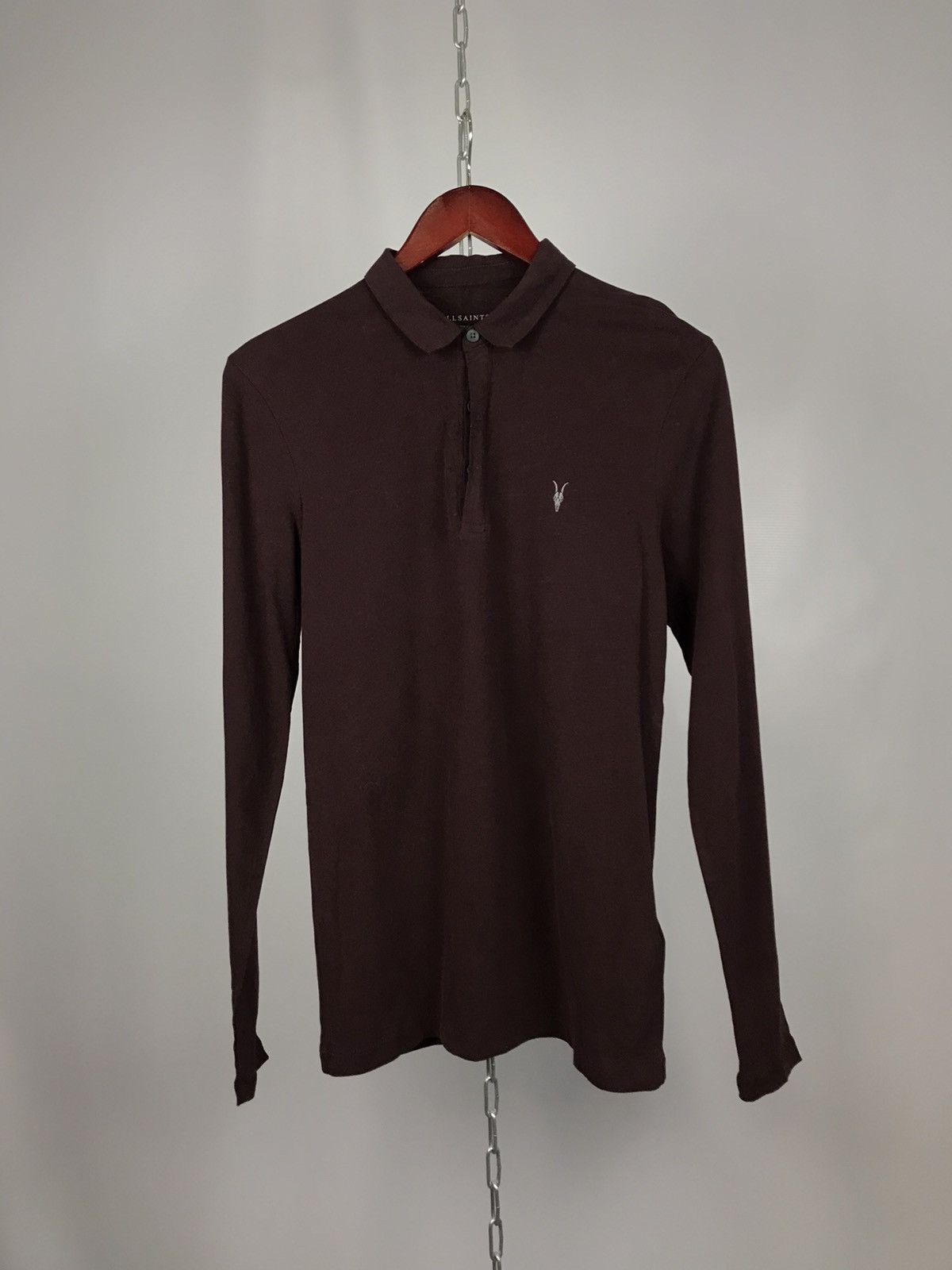 Allsaints Allsaints luxury streetwear polo longsleeve Size US XS / EU 42 / 0 - 1 Thumbnail
