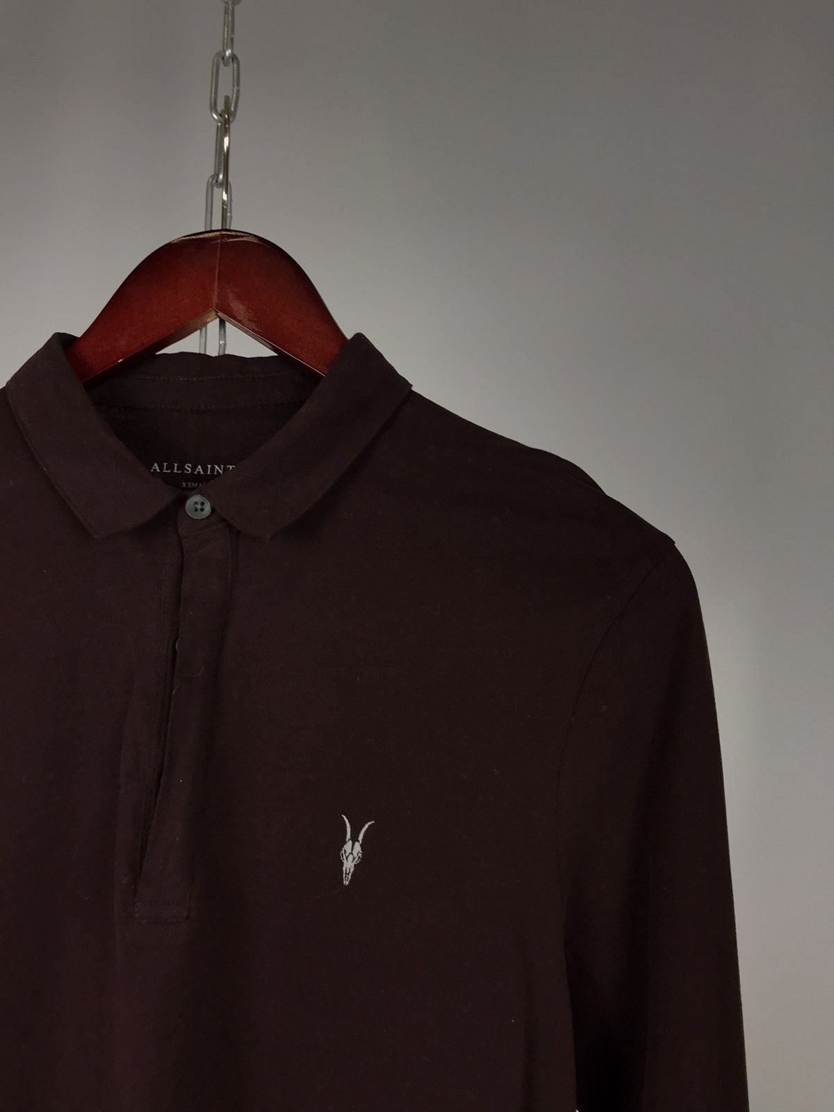 Allsaints Allsaints luxury streetwear polo longsleeve Size US XS / EU 42 / 0 - 2 Thumbnail