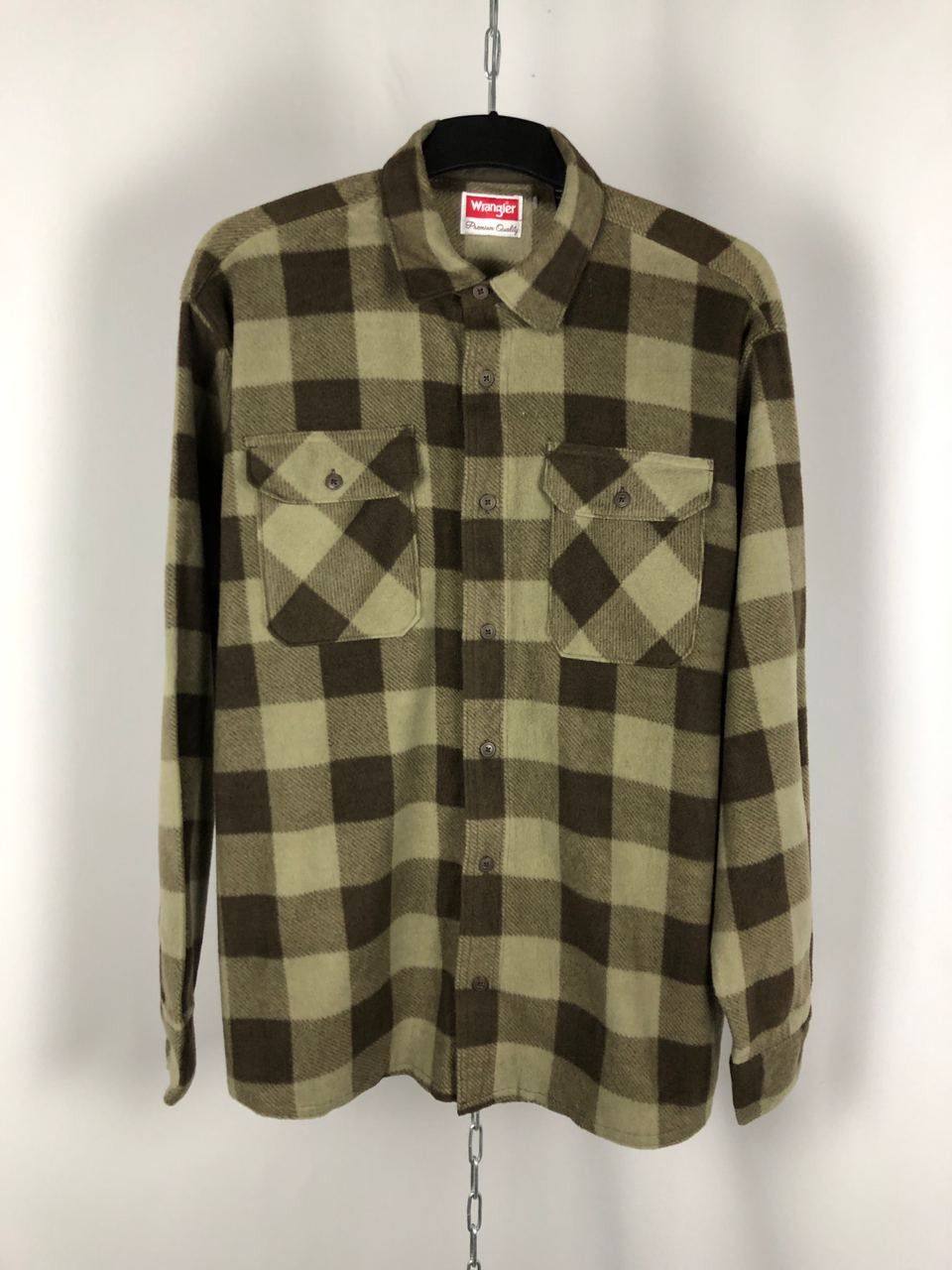 Wrangler Wrangler wool shirt brown size L Size US L / EU 52-54 / 3 - 1 Thumbnail
