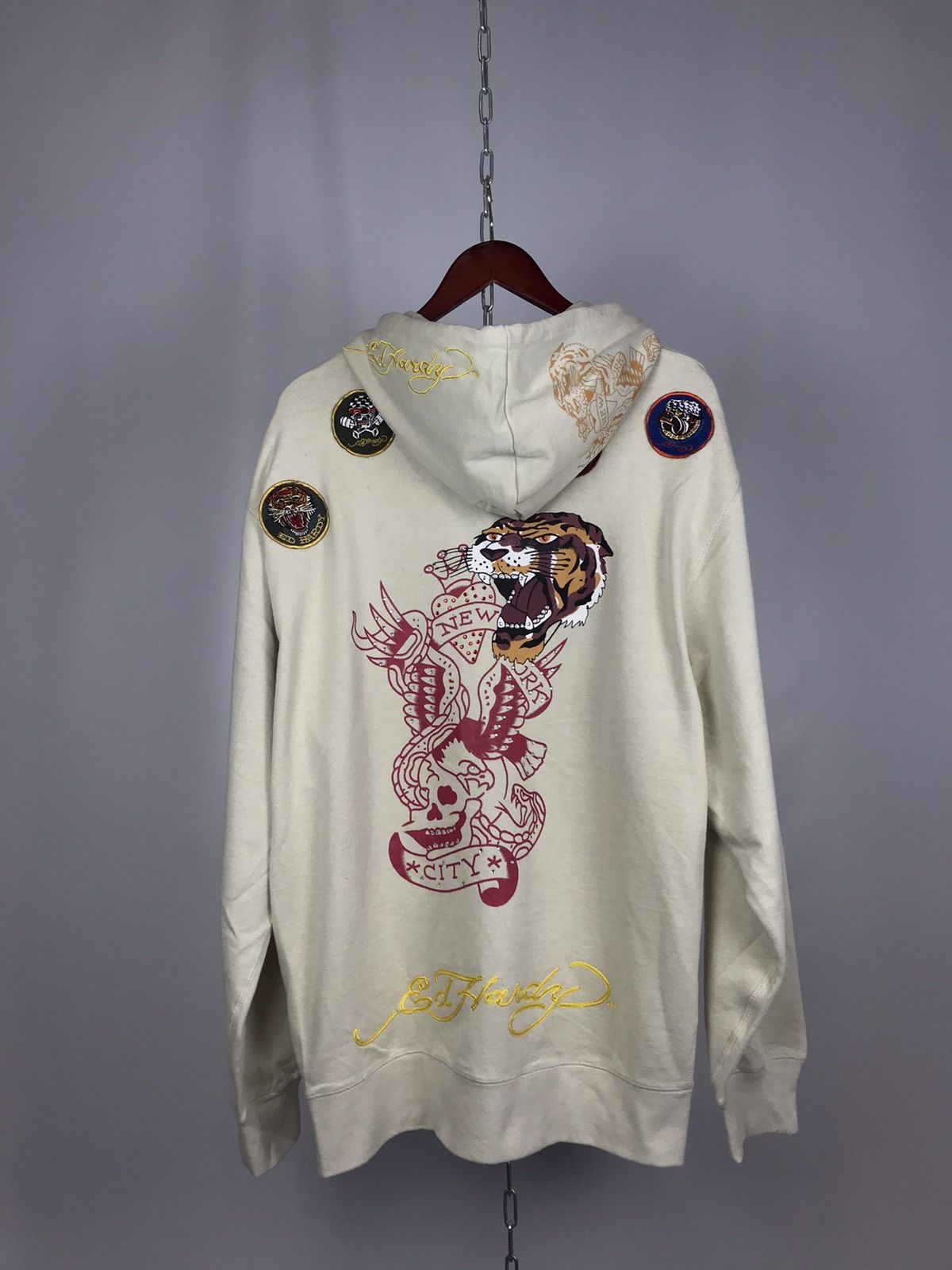 Christian Audigier Ed Hardy Christian Audigier designer overprinted hoodie Size US XXL / EU 58 / 5 - 5 Thumbnail