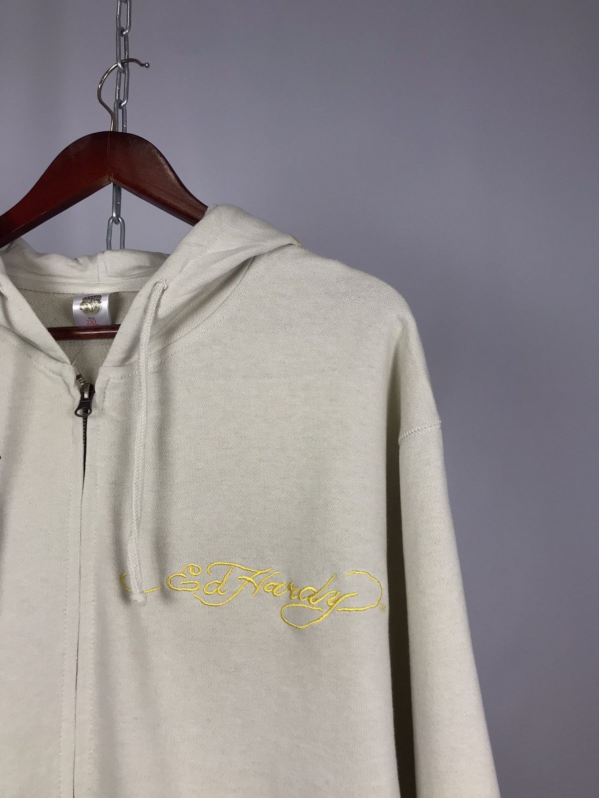 Christian Audigier Ed Hardy Christian Audigier designer overprinted hoodie Size US XXL / EU 58 / 5 - 2 Thumbnail