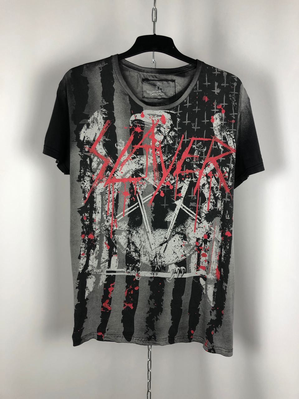 Men’s Slayer vintage T-shirts multicolor logo size XL