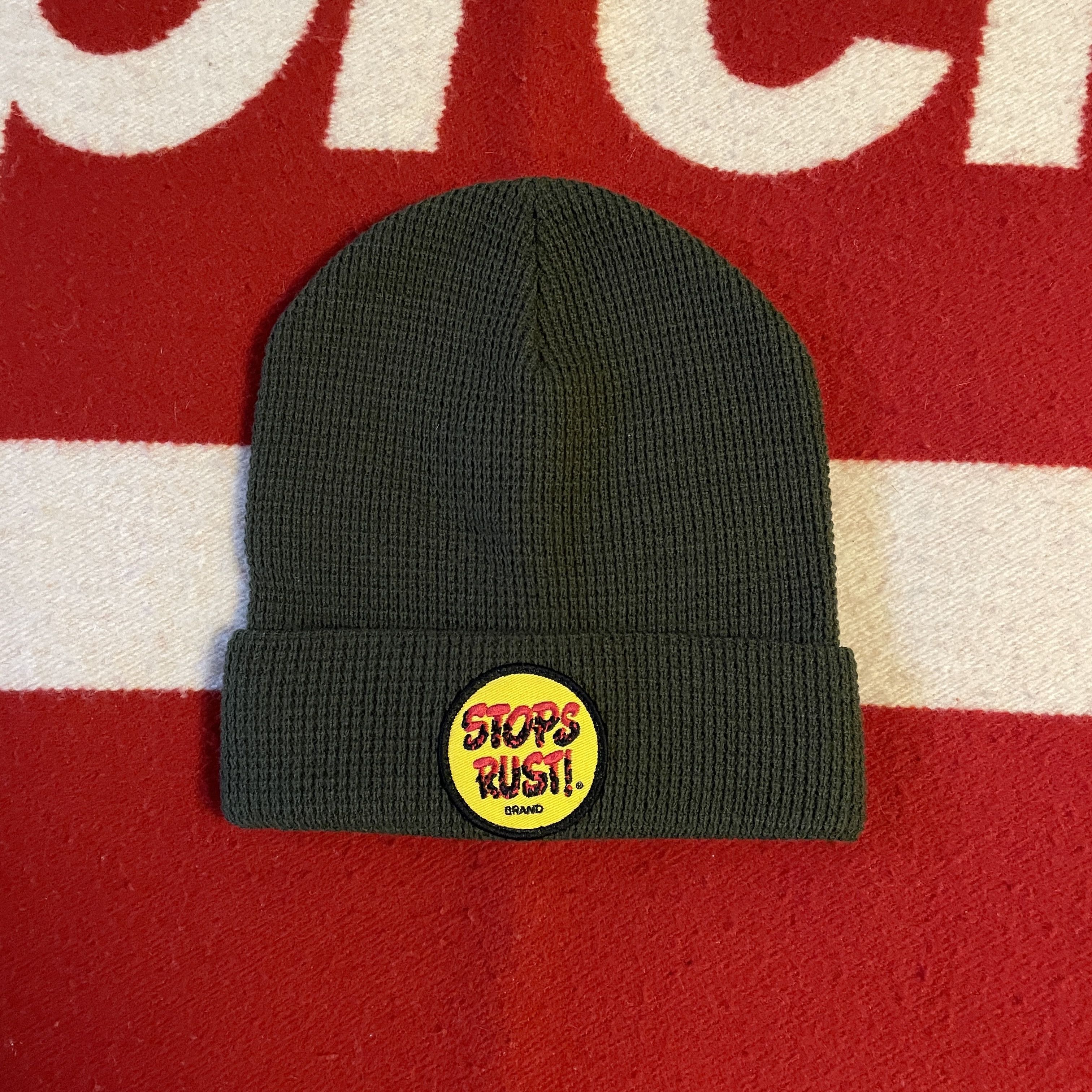 Supreme Supreme - Rustoleum Stops Rust Beanie Winter Hat 2010 Size ONE SIZE - 1 Thumbnail