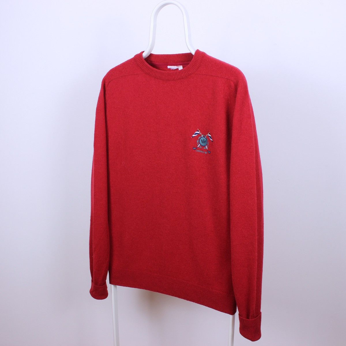 Adidas Vintage Adidas Originals Wool Sweater Knitwear Size US M / EU 48-50 / 2 - 2 Thumbnail