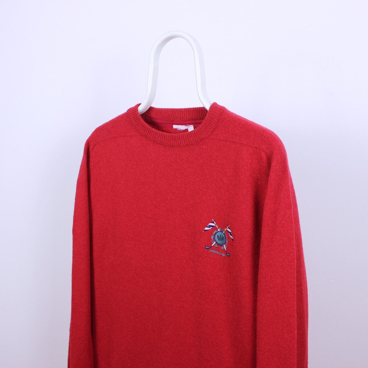 Adidas Vintage Adidas Originals Wool Sweater Knitwear Size US M / EU 48-50 / 2 - 1 Thumbnail