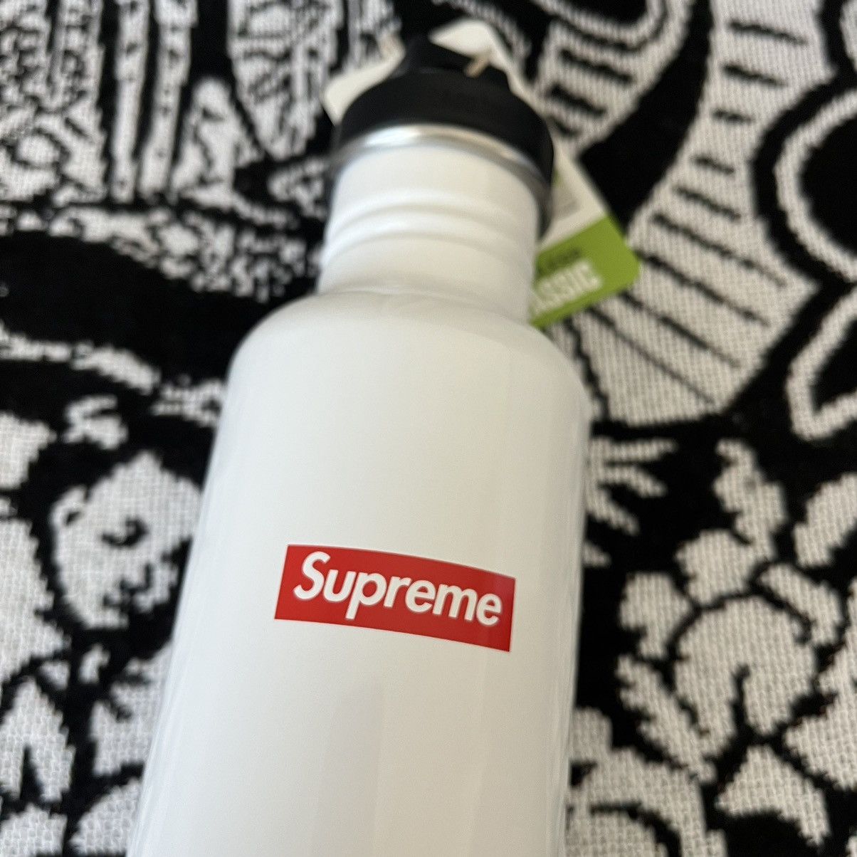 SS16 Supreme Klean Kanteen Water Bottle White Box Logo