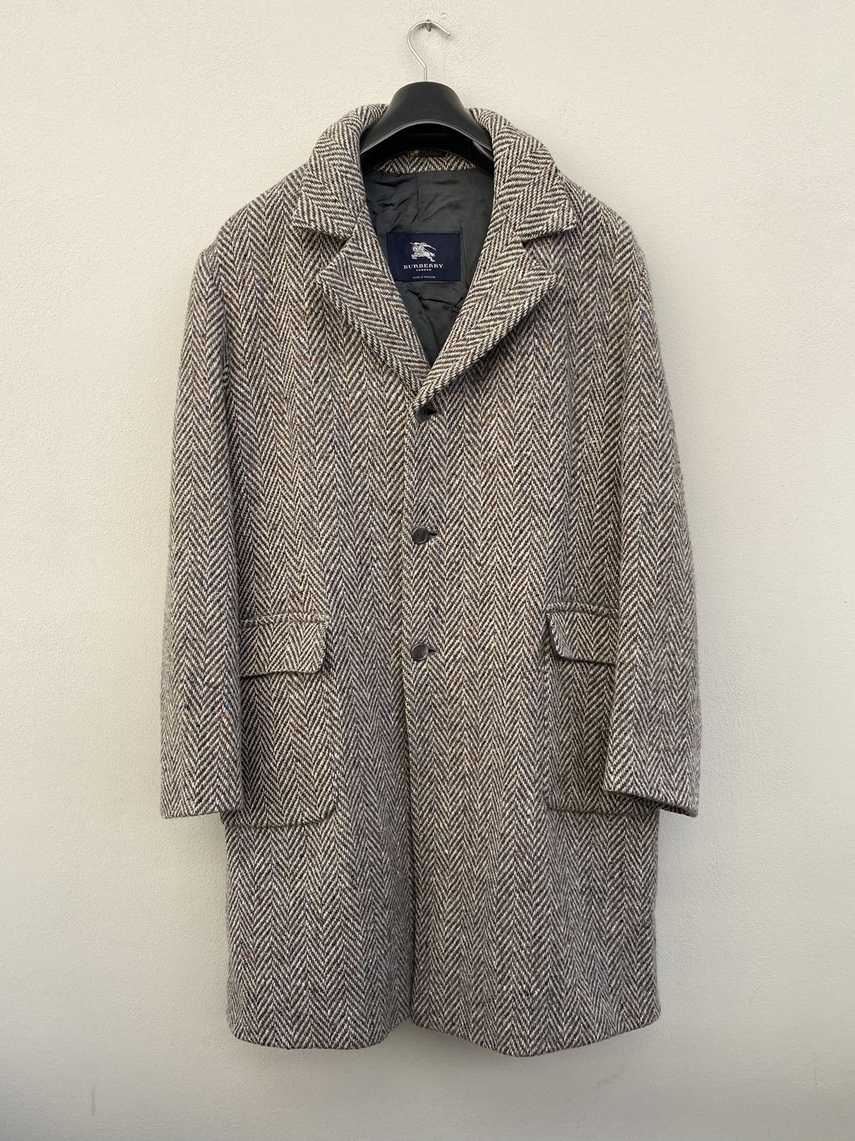Burberry's wool half coat, men's size XL / eaa510225