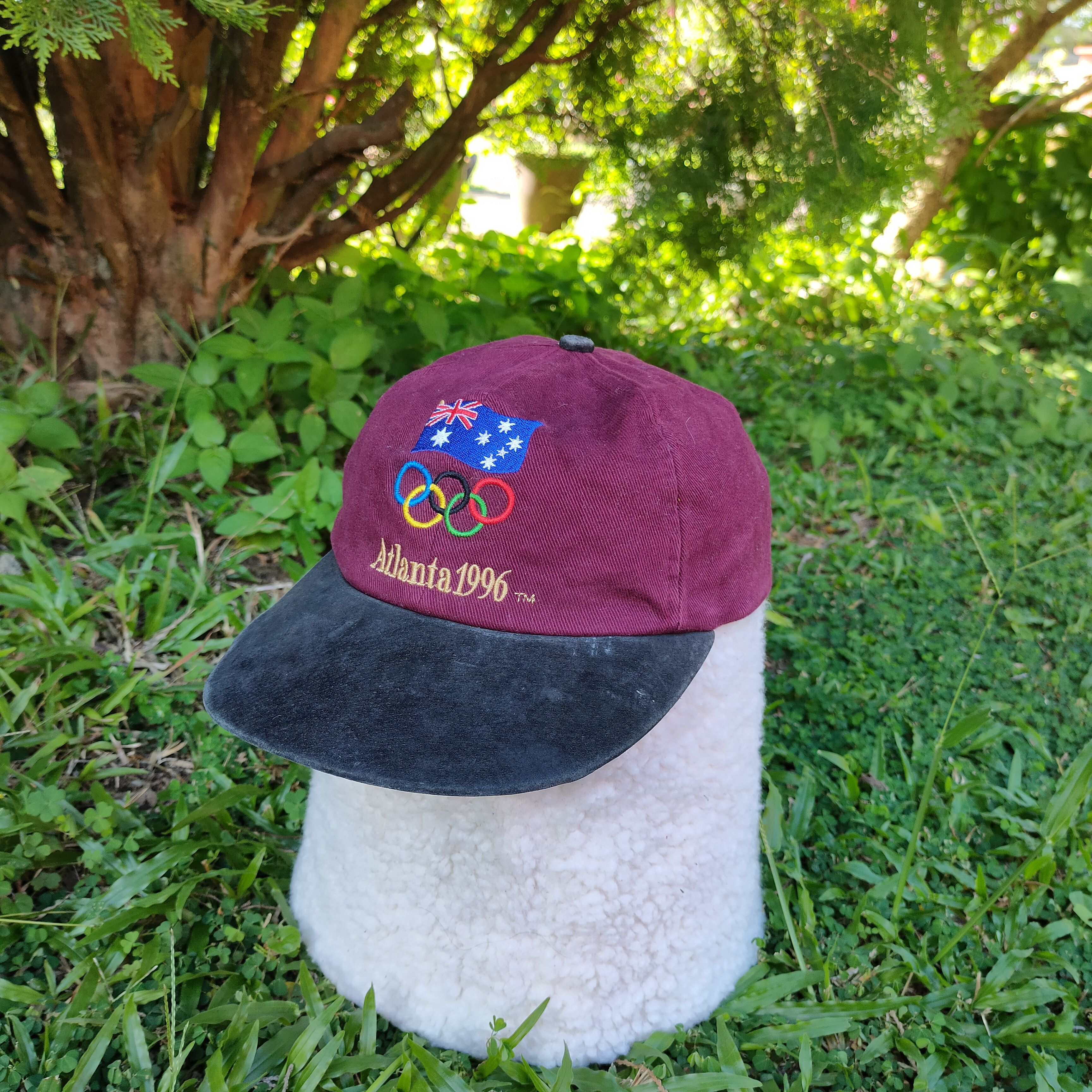 USA Olympics Vintage 1996 OLYMPICS ATLANTA Embroidery Cap Mcdonald Size ONE SIZE - 1 Thumbnail