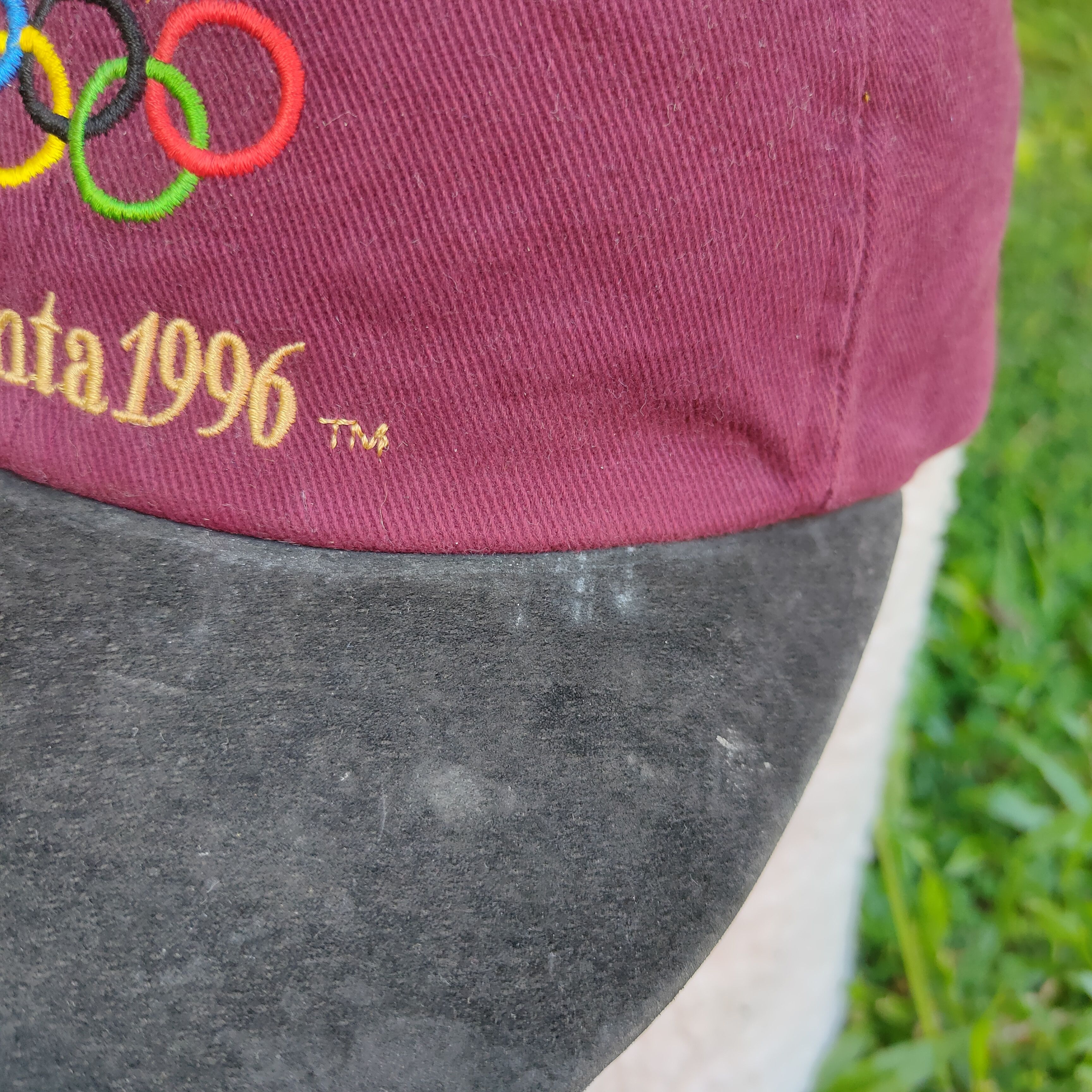 USA Olympics Vintage 1996 OLYMPICS ATLANTA Embroidery Cap Mcdonald Size ONE SIZE - 4 Thumbnail