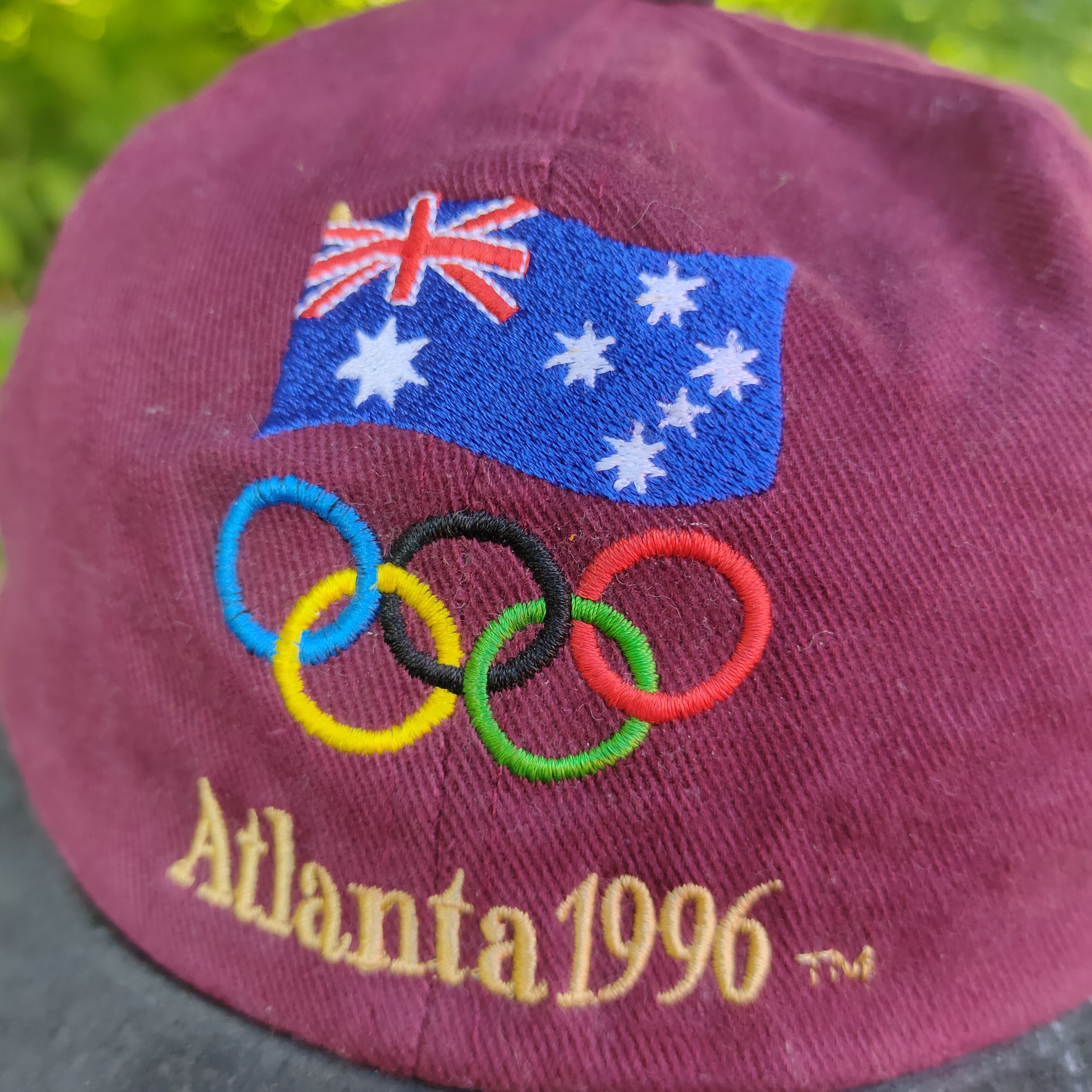 USA Olympics Vintage 1996 OLYMPICS ATLANTA Embroidery Cap Mcdonald Size ONE SIZE - 3 Thumbnail