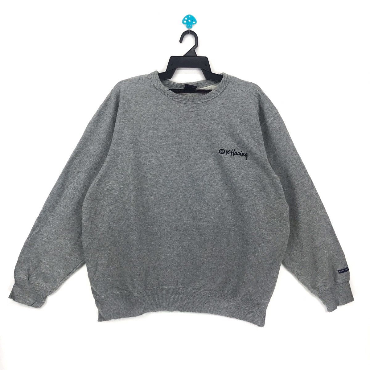Japanese Brand × Keith Haring × Uniqlo Vintage Keith Haring Sweatshirt Big Logo Size US XL / EU 56 / 4 - 5 Thumbnail