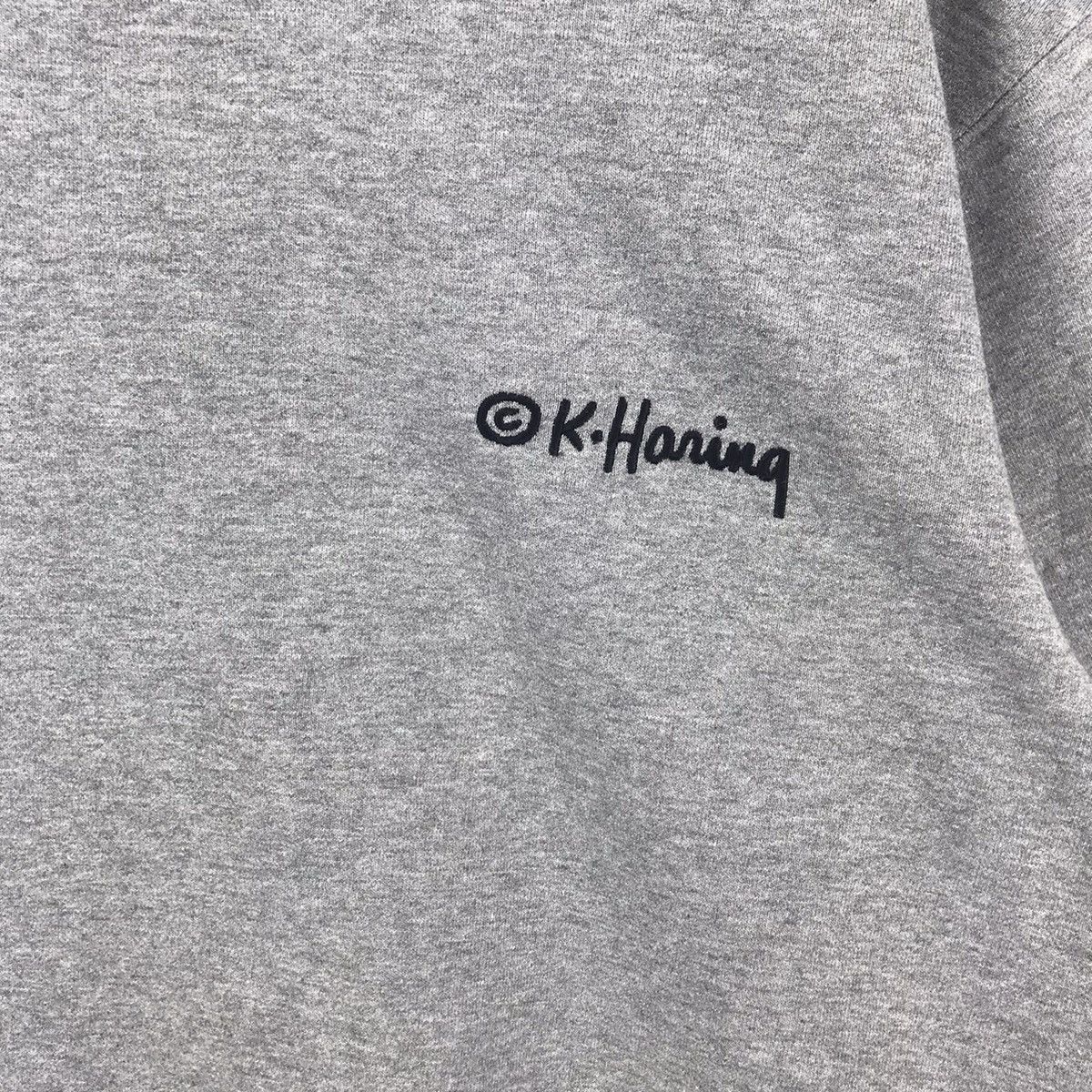 Japanese Brand × Keith Haring × Uniqlo Vintage Keith Haring Sweatshirt Big Logo Size US XL / EU 56 / 4 - 4 Thumbnail