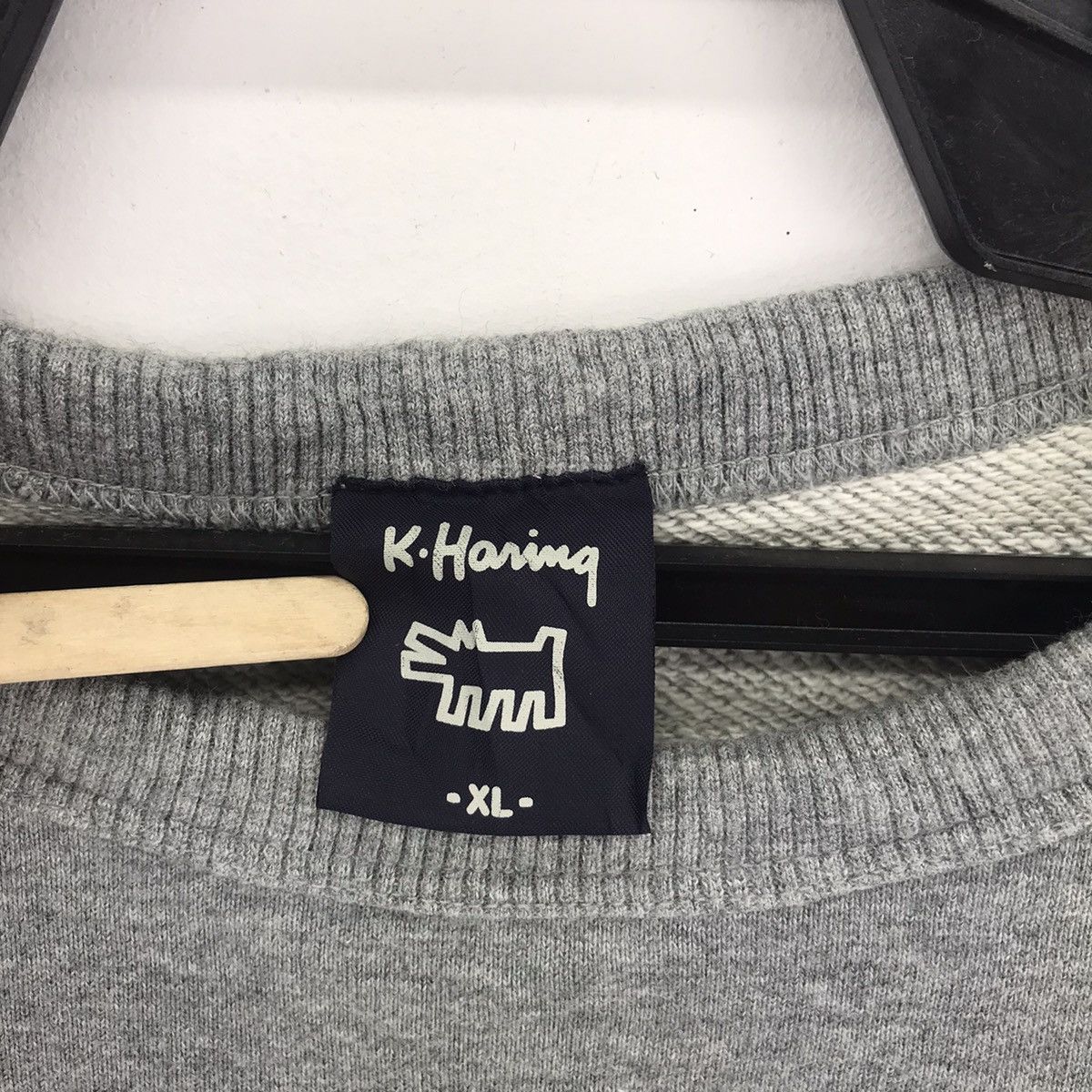 Japanese Brand × Keith Haring × Uniqlo Vintage Keith Haring Sweatshirt Big Logo Size US XL / EU 56 / 4 - 3 Thumbnail