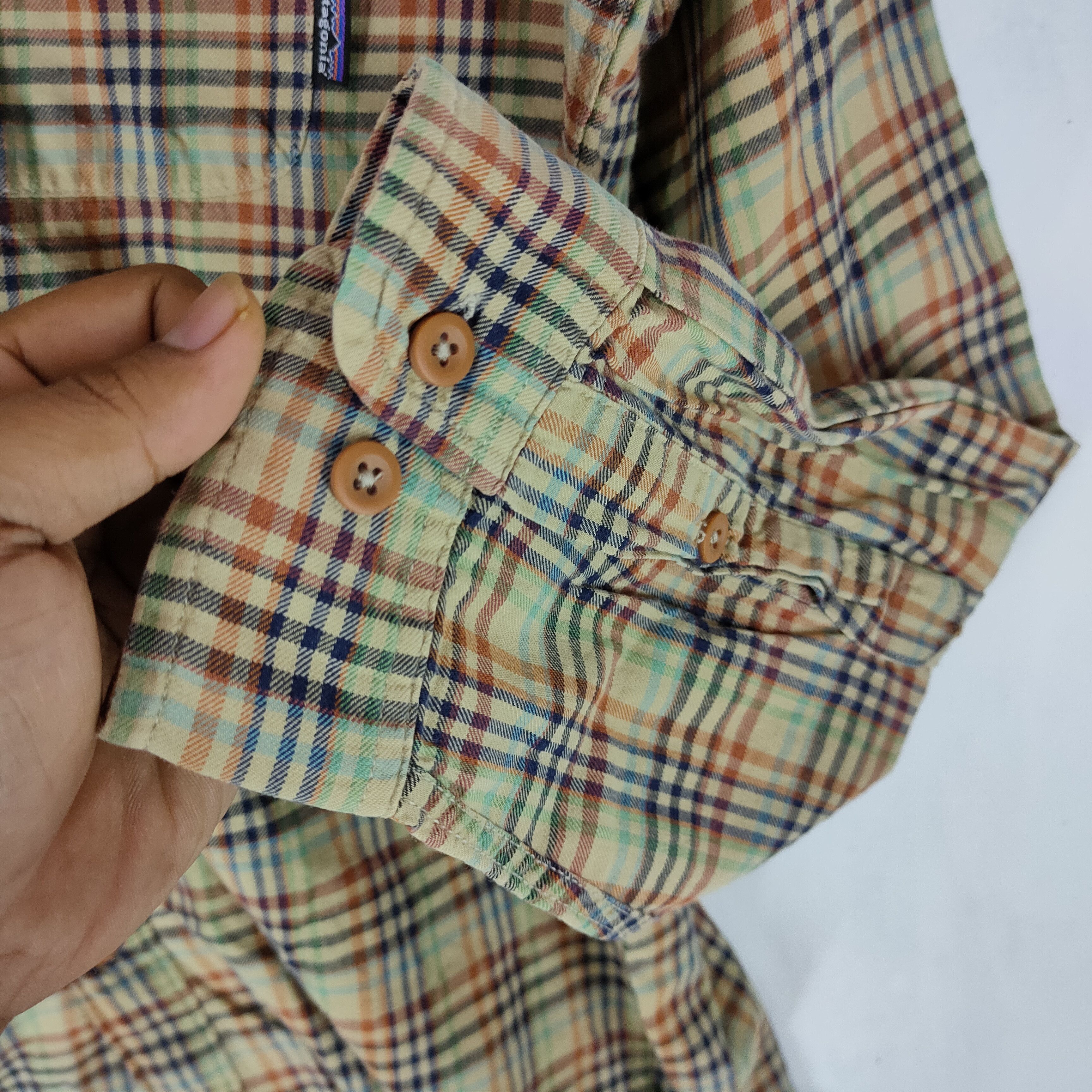Patagonia VINTAGE PATAGONIA Organic Cotton Button Up Style Shirt Size US L / EU 52-54 / 3 - 4 Thumbnail