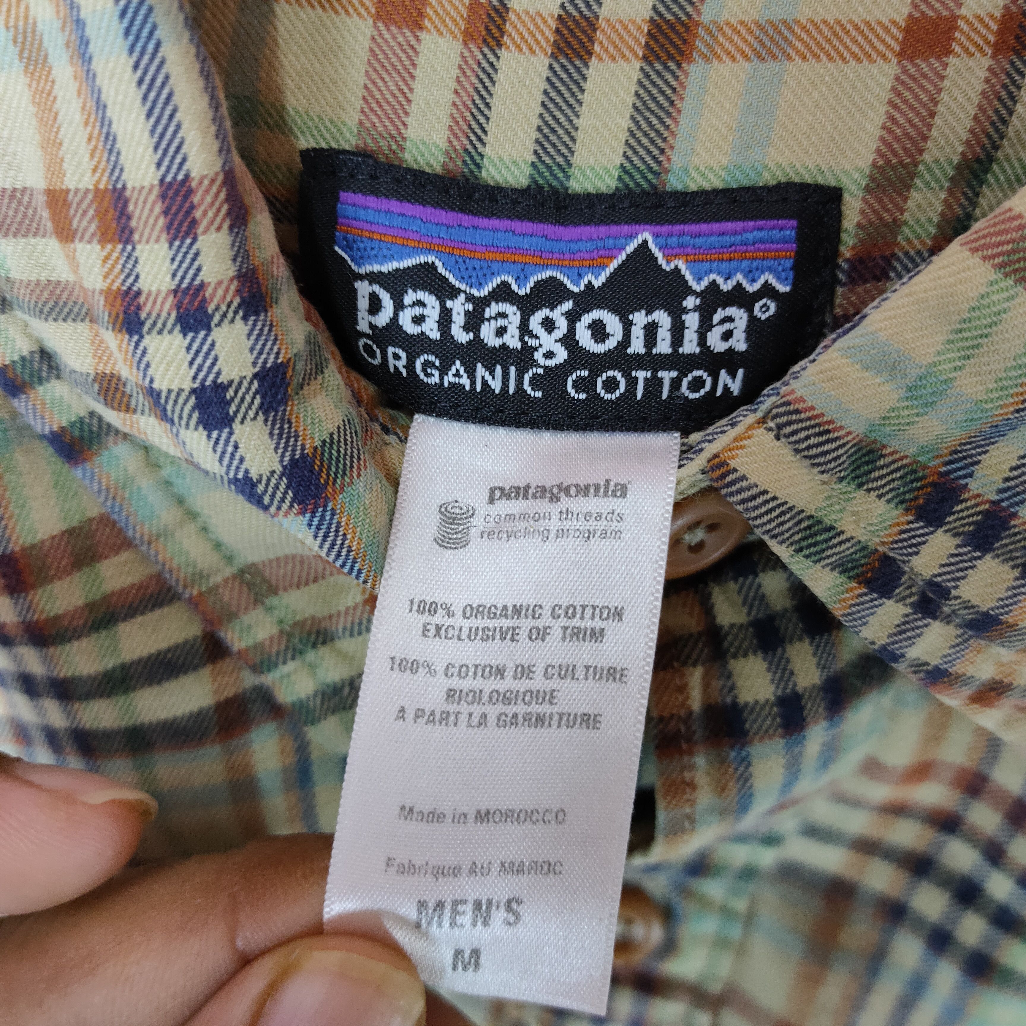 Patagonia VINTAGE PATAGONIA Organic Cotton Button Up Style Shirt Size US L / EU 52-54 / 3 - 3 Thumbnail