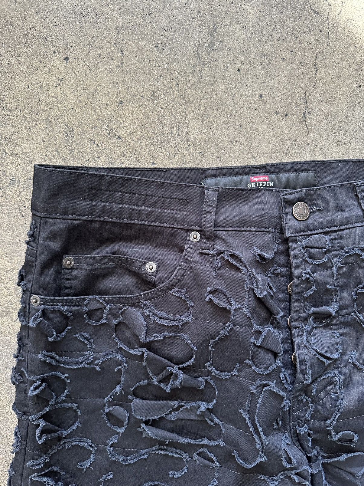最新モデル Supreme デニム ブレードカット GRIFFIN パンツ