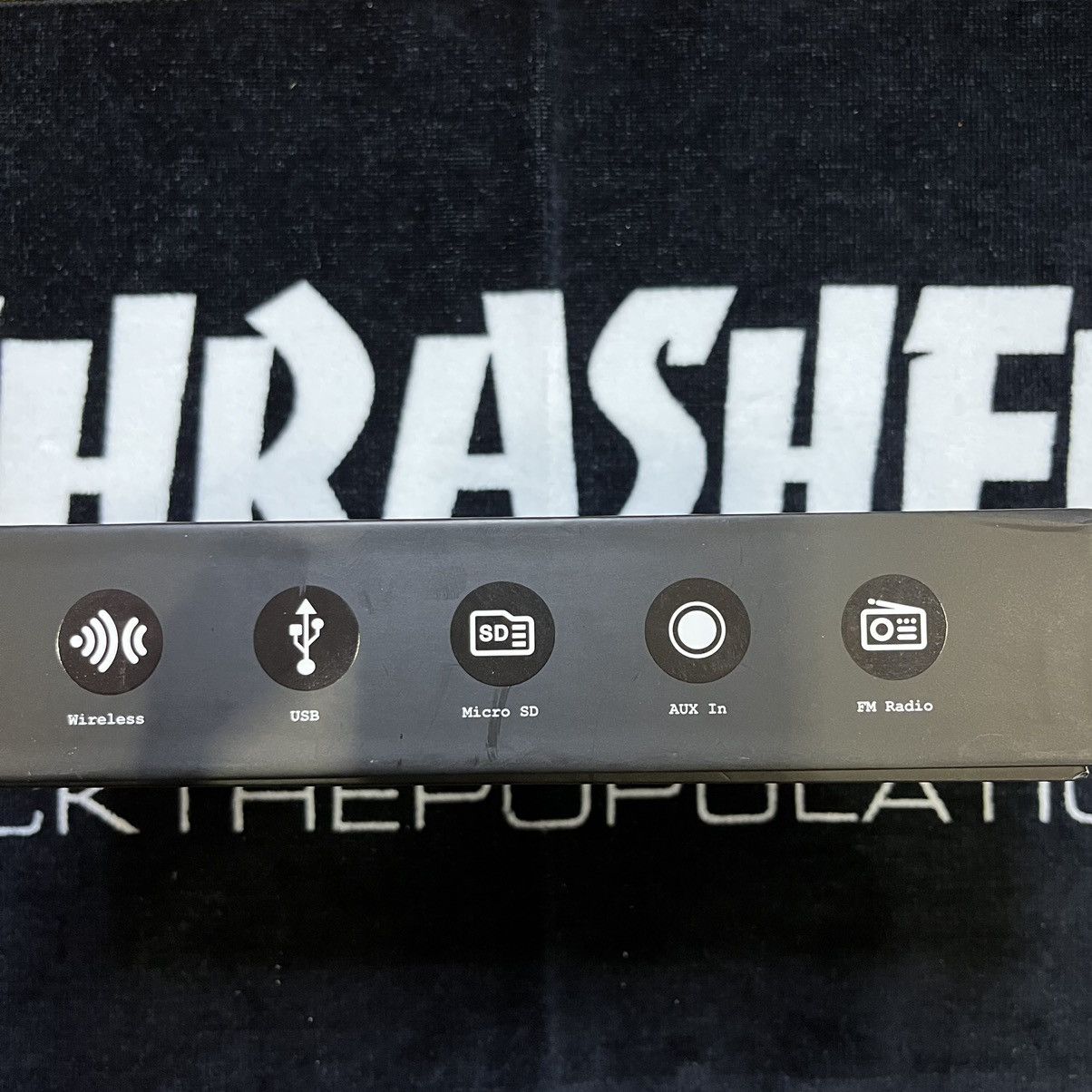 Fuck The Population Fuck The Population Logo Speaker Size ONE SIZE - 5 Thumbnail