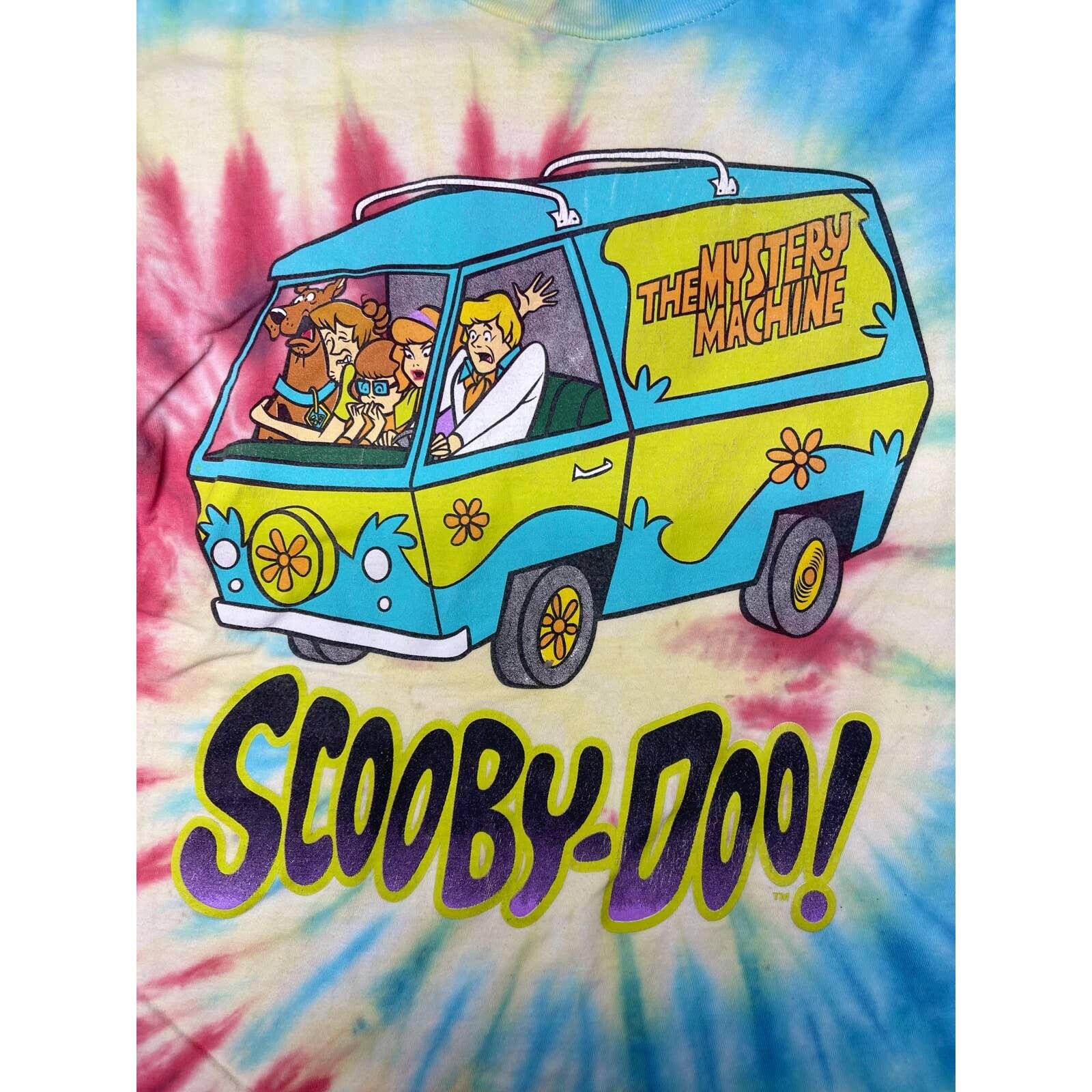 1 Scooby Doo Tie Dyed T shirt size s, mystery machine, ghost Size US S / EU 44-46 / 1 - 2 Preview