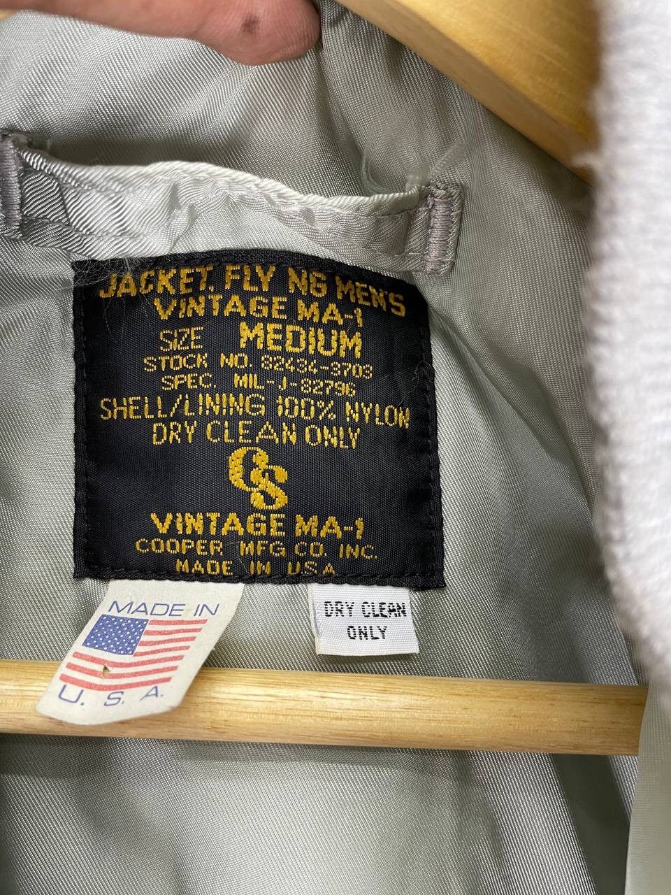 Cooper Vintage MA-1 Cooper Mfg Co. Inc. US Air Force Bomber Size US M / EU 48-50 / 2 - 19 Thumbnail
