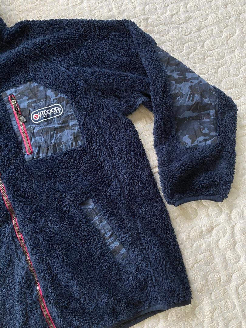 Other Fleece Camo Hoodie By Outdoor Size US XL / EU 56 / 4 - 7 Thumbnail