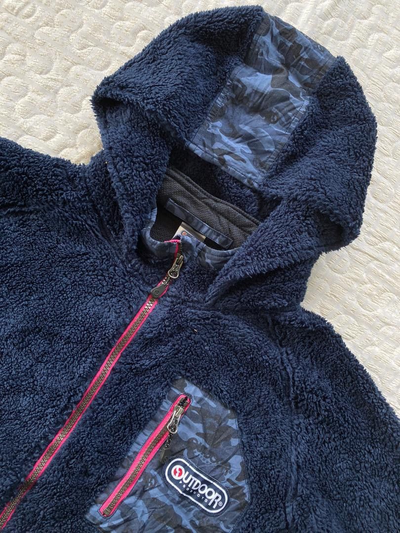 Other Fleece Camo Hoodie By Outdoor Size US XL / EU 56 / 4 - 6 Thumbnail