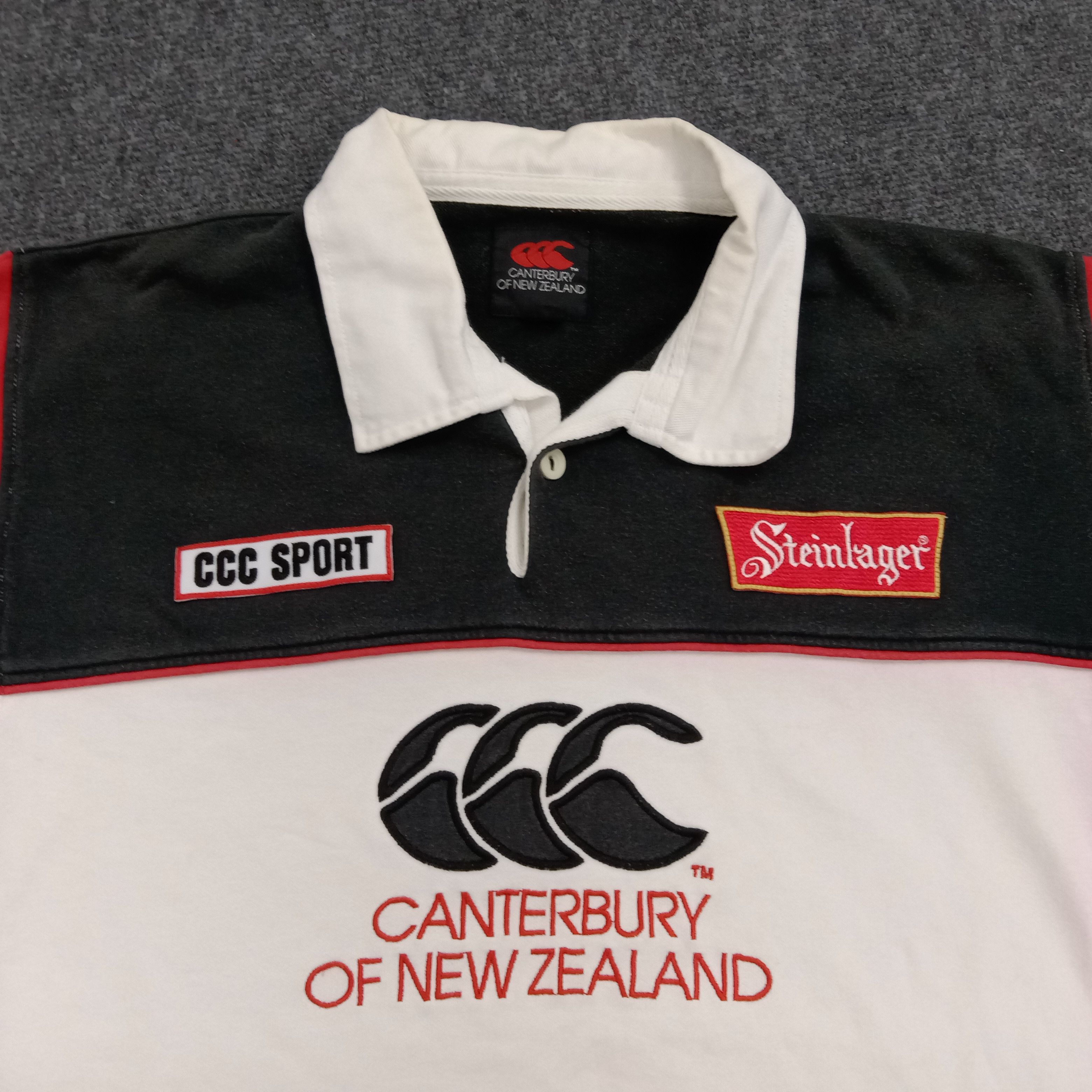 Canterbury of New Zealand × Vintage Canterbury Of New Zealand Streinlager Rugby Jersey Size US XL / EU 56 / 4 - 2 Thumbnail