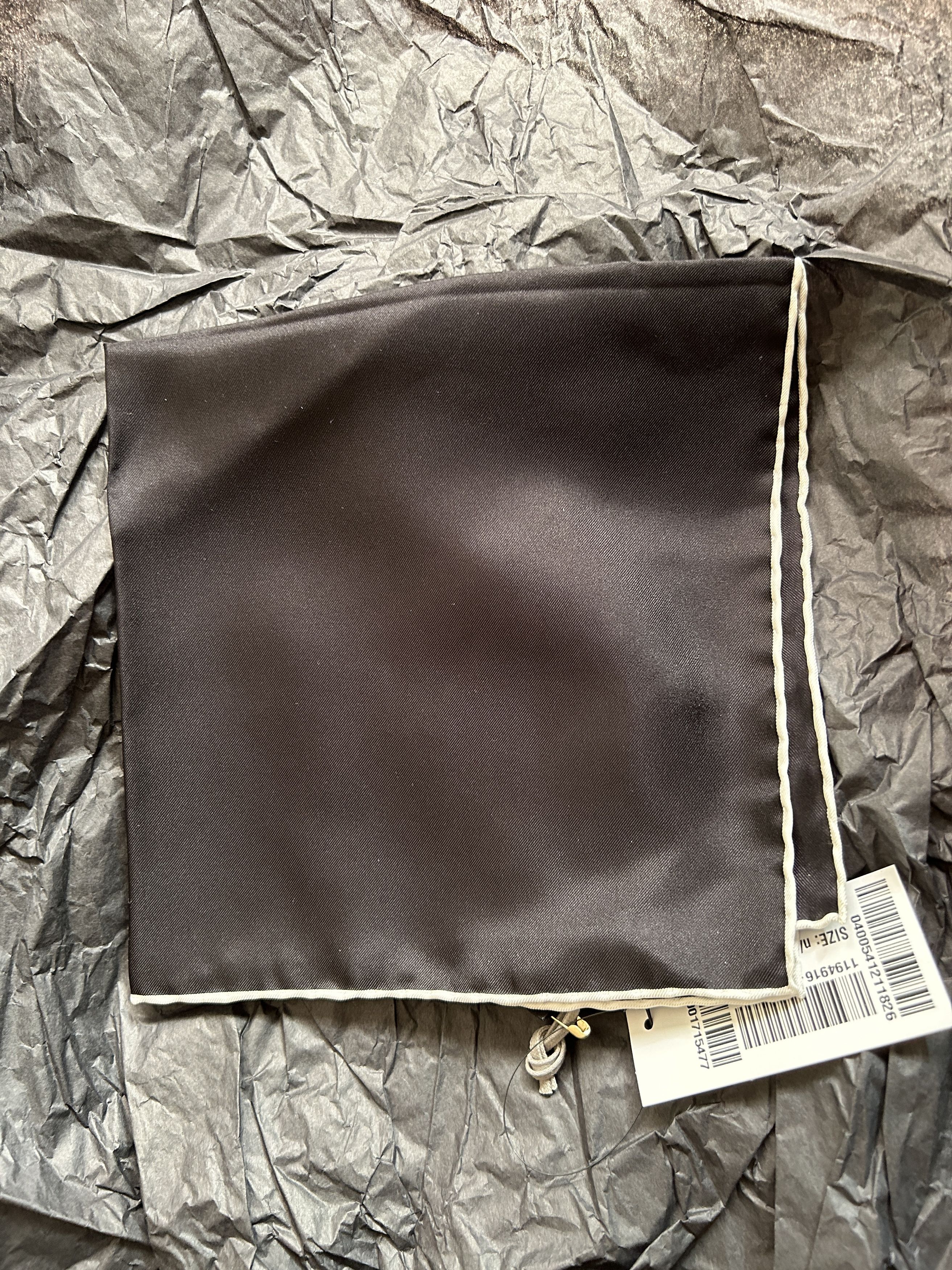 Tom Ford contrast stripe pocket square silk Size ONE SIZE - 6 Thumbnail