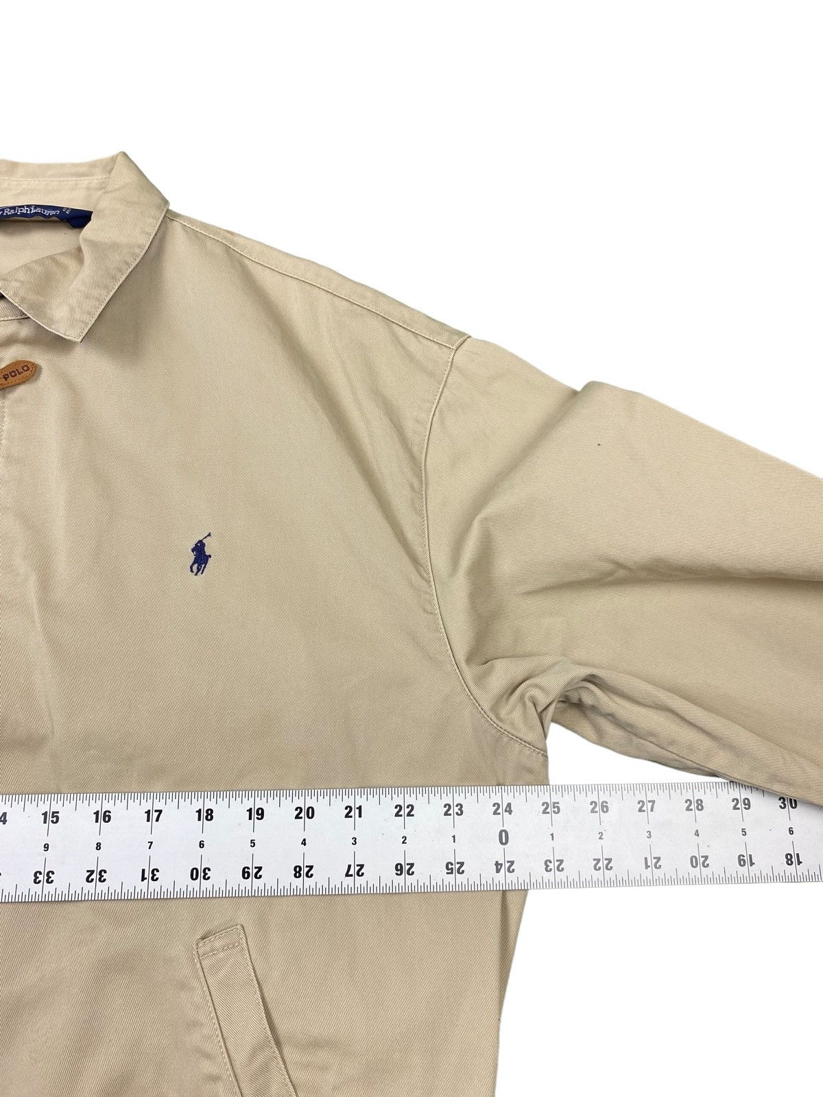 Polo Ralph Lauren × Vintage Vintage 90s Polo Ralph Lauren Khaki Bayport Bomber Jacket Size US L / EU 52-54 / 3 - 8 Thumbnail
