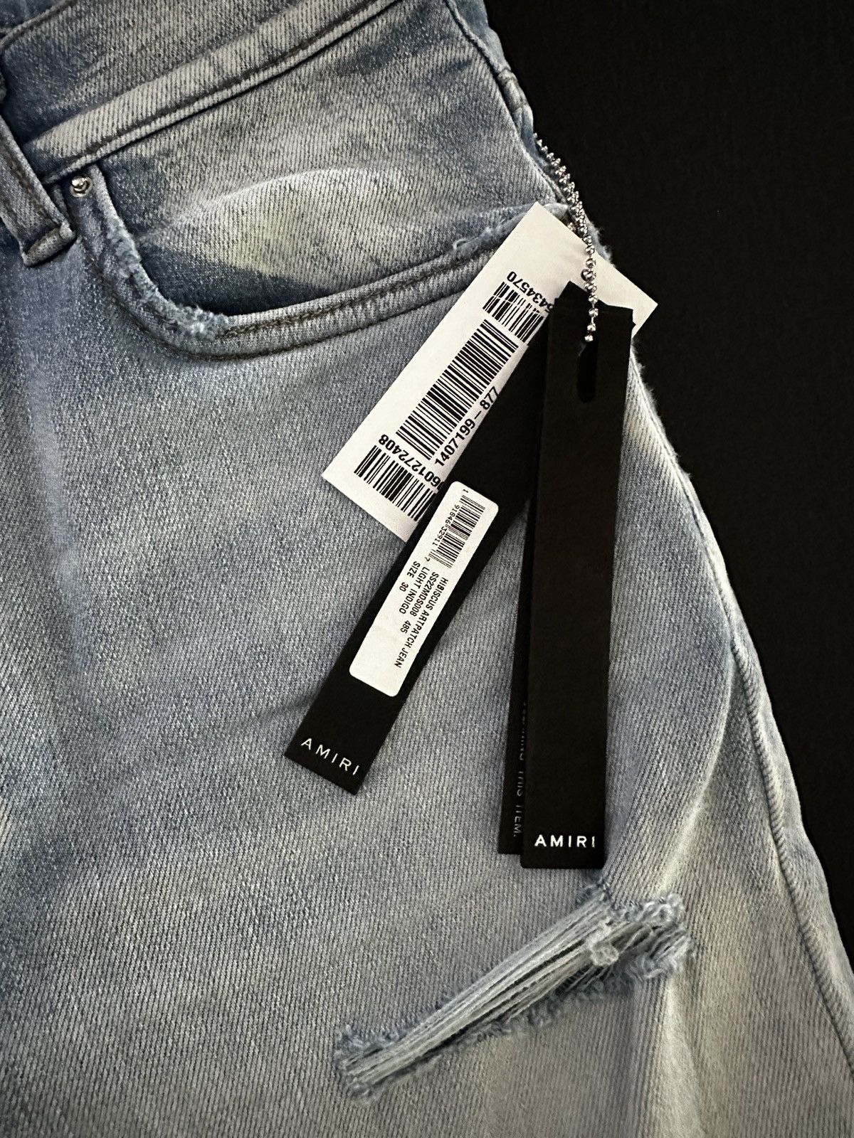 Amiri Amiri Hibiscus Artpatch Denim Jeans Size US 30 / EU 46 - 3 Thumbnail