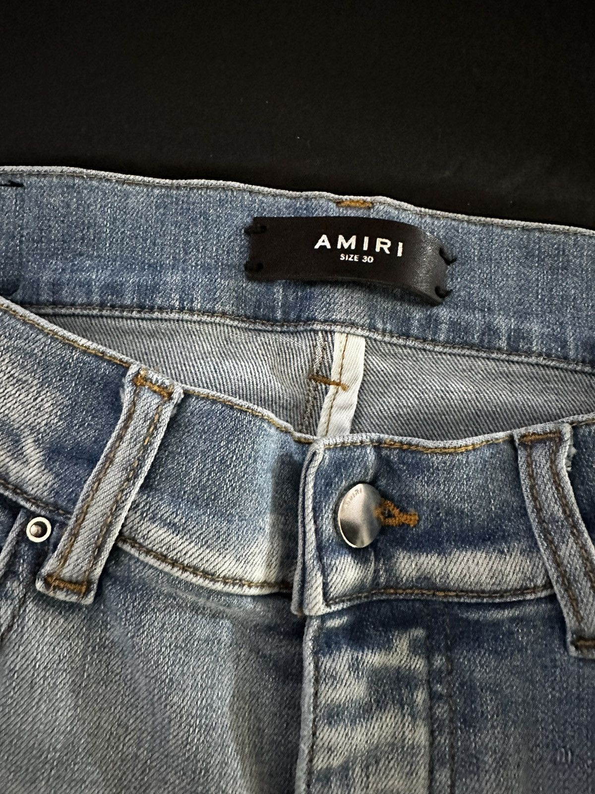 Amiri Amiri Hibiscus Artpatch Denim Jeans Size US 30 / EU 46 - 4 Thumbnail