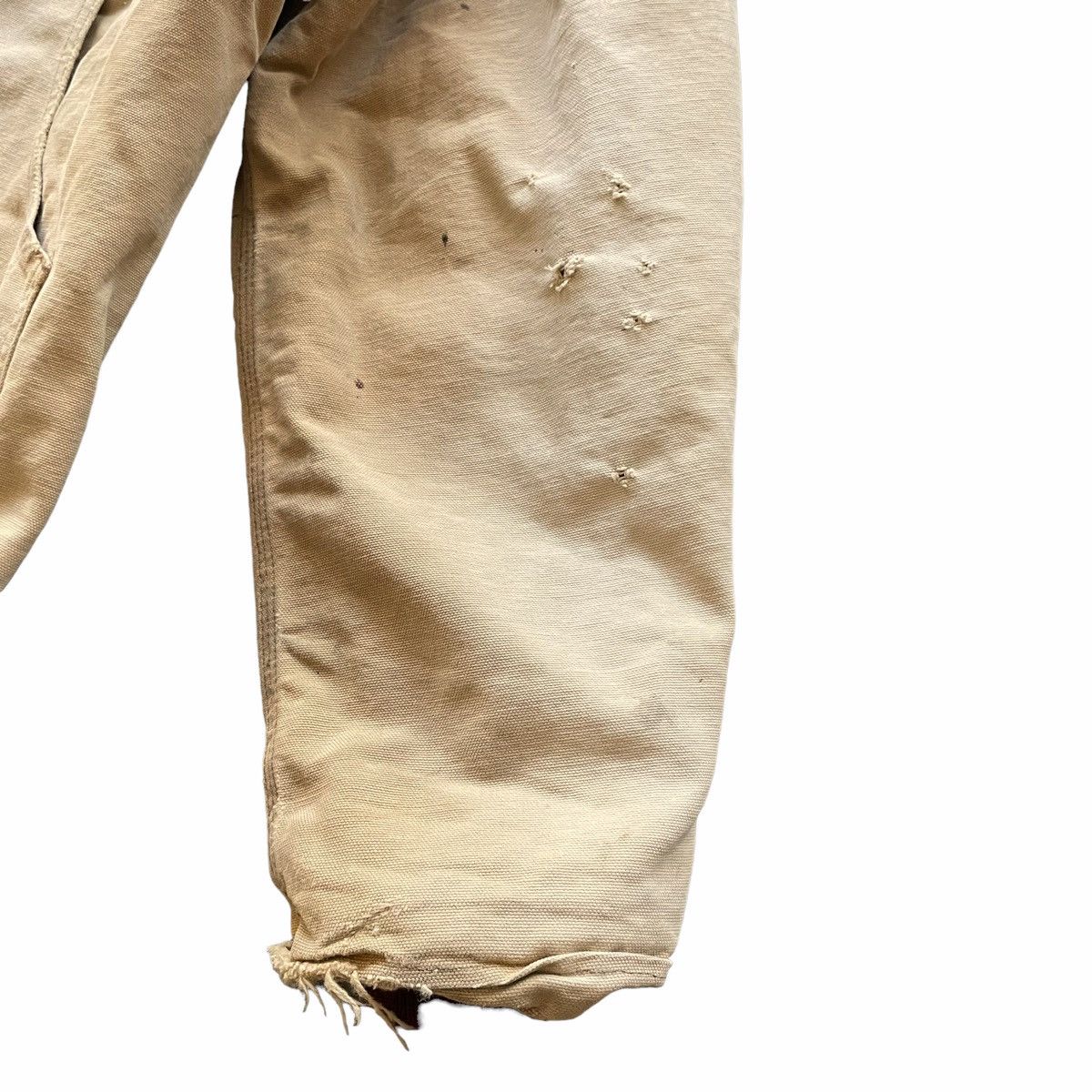 Carhartt × Carhartt Wip × Vintage 💥 Carhartt Detroit Hunting Sunfaded Trashed Jacket Size US XL / EU 56 / 4 - 9 Thumbnail