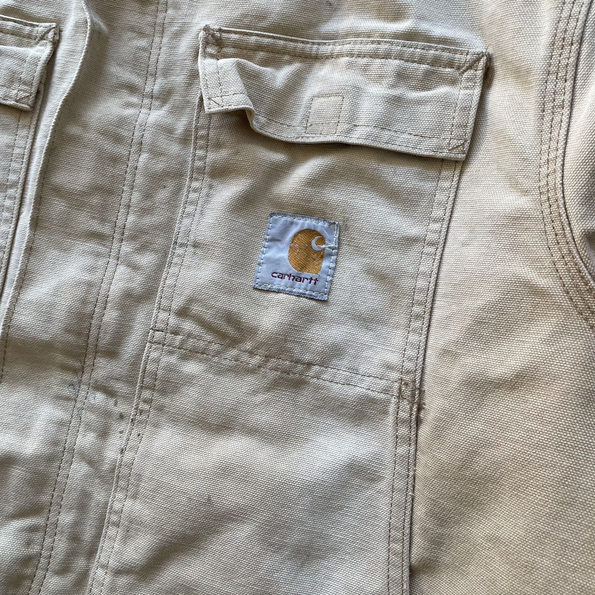 Carhartt × Carhartt Wip × Vintage 💥 Carhartt Detroit Hunting Sunfaded Trashed Jacket Size US XL / EU 56 / 4 - 10 Thumbnail