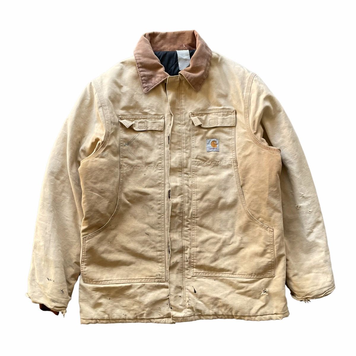 💥 Carhartt Detroit Hunting Sunfaded Trashed Jacket