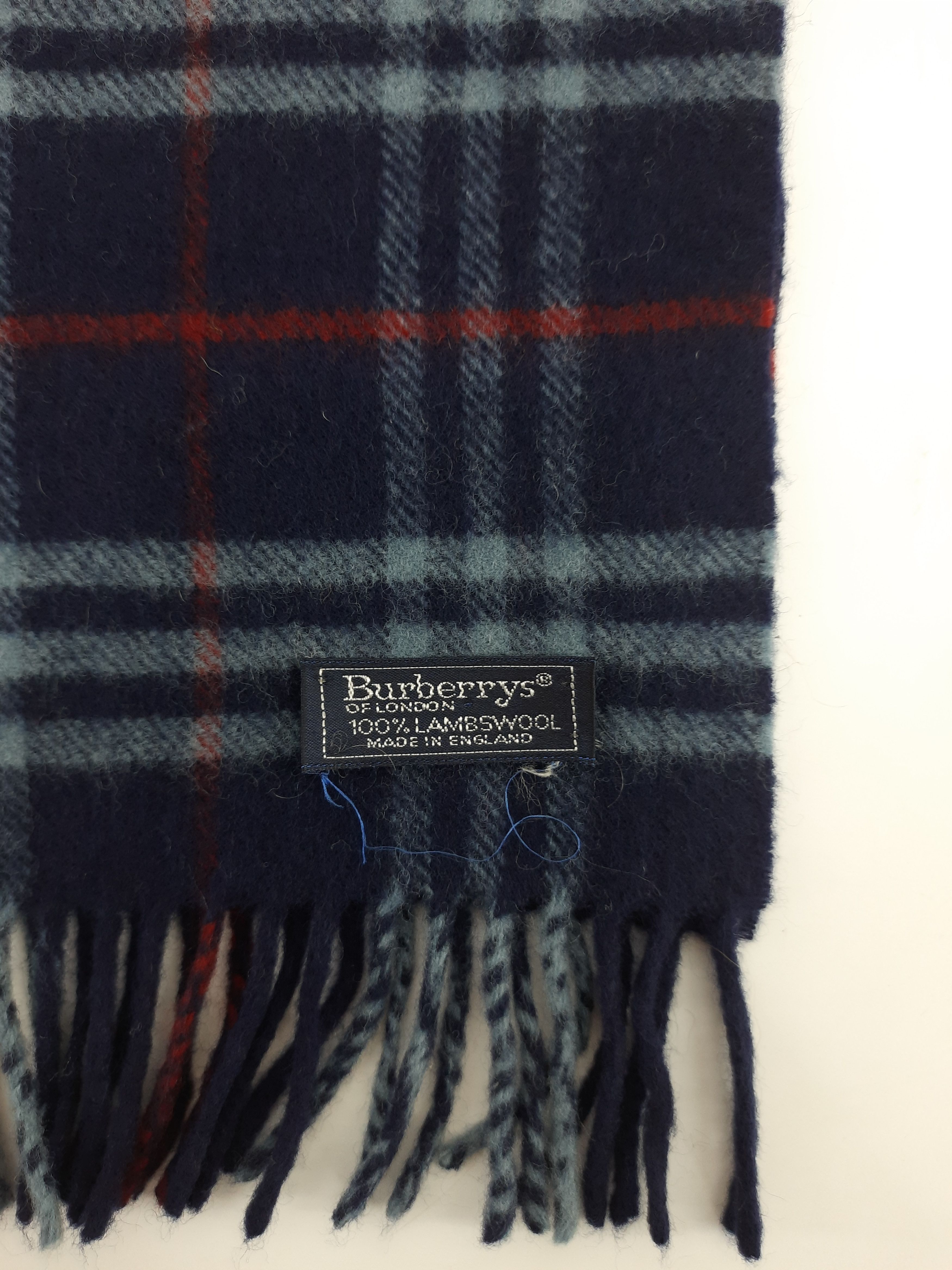 Vintage Burberrys Wool Scarf / Muffler / Neckwear - MFB298