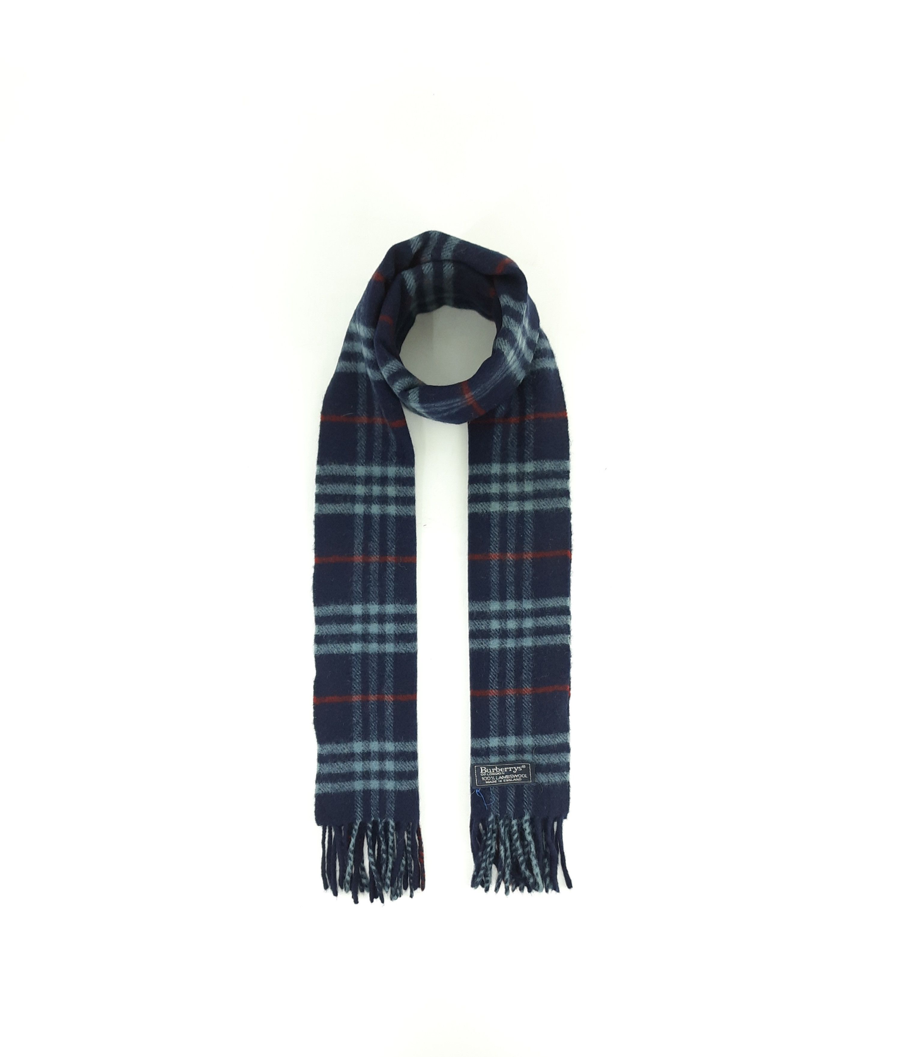 Vintage Burberrys Wool Scarf / Muffler / Neckwear - MFB298