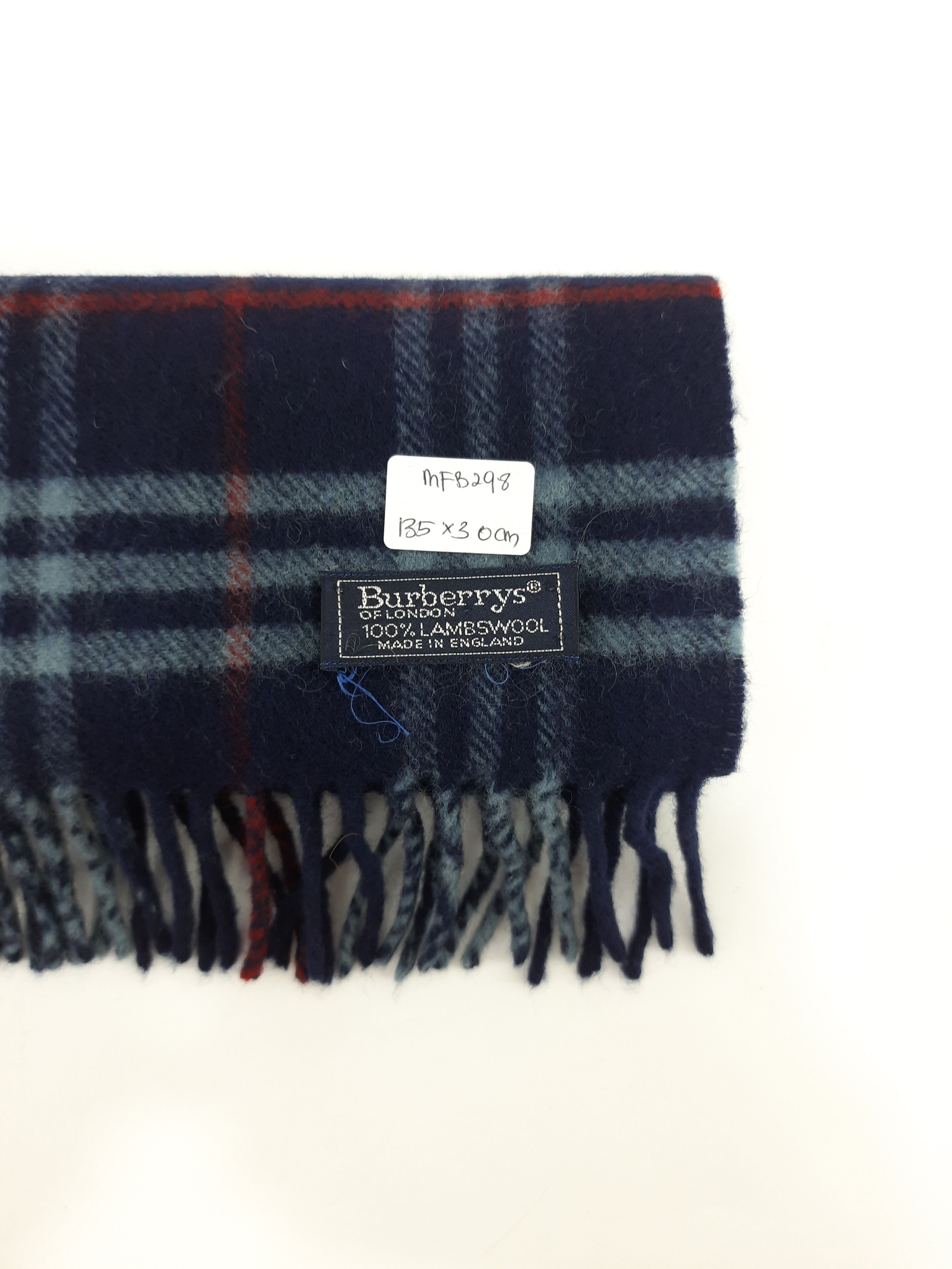 Vintage Burberrys Wool Scarf / Muffler / Neckwear - MFB298